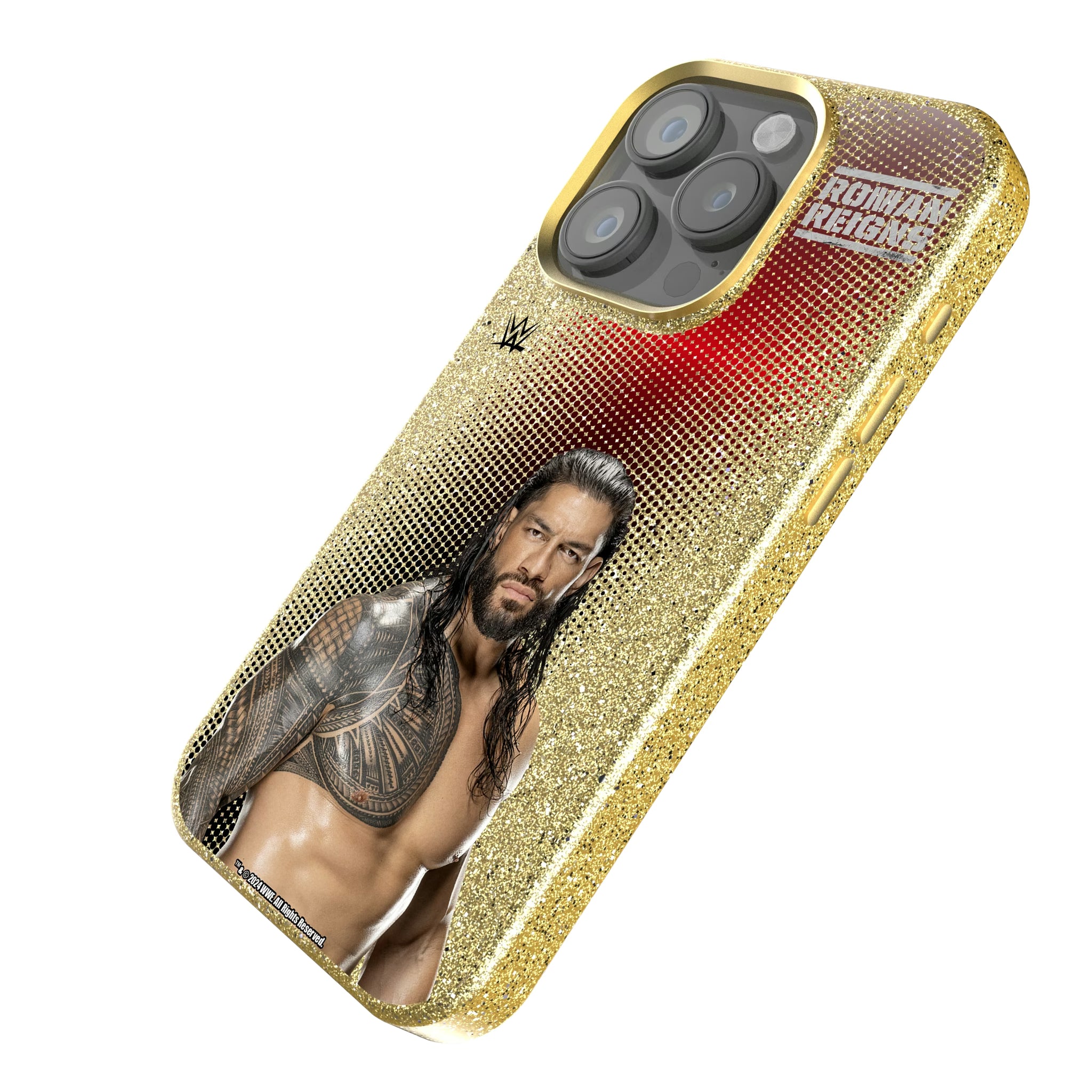 Roman Reigns Superstar iPhone Bling Phone Case for Apple iPhone - Isometric View