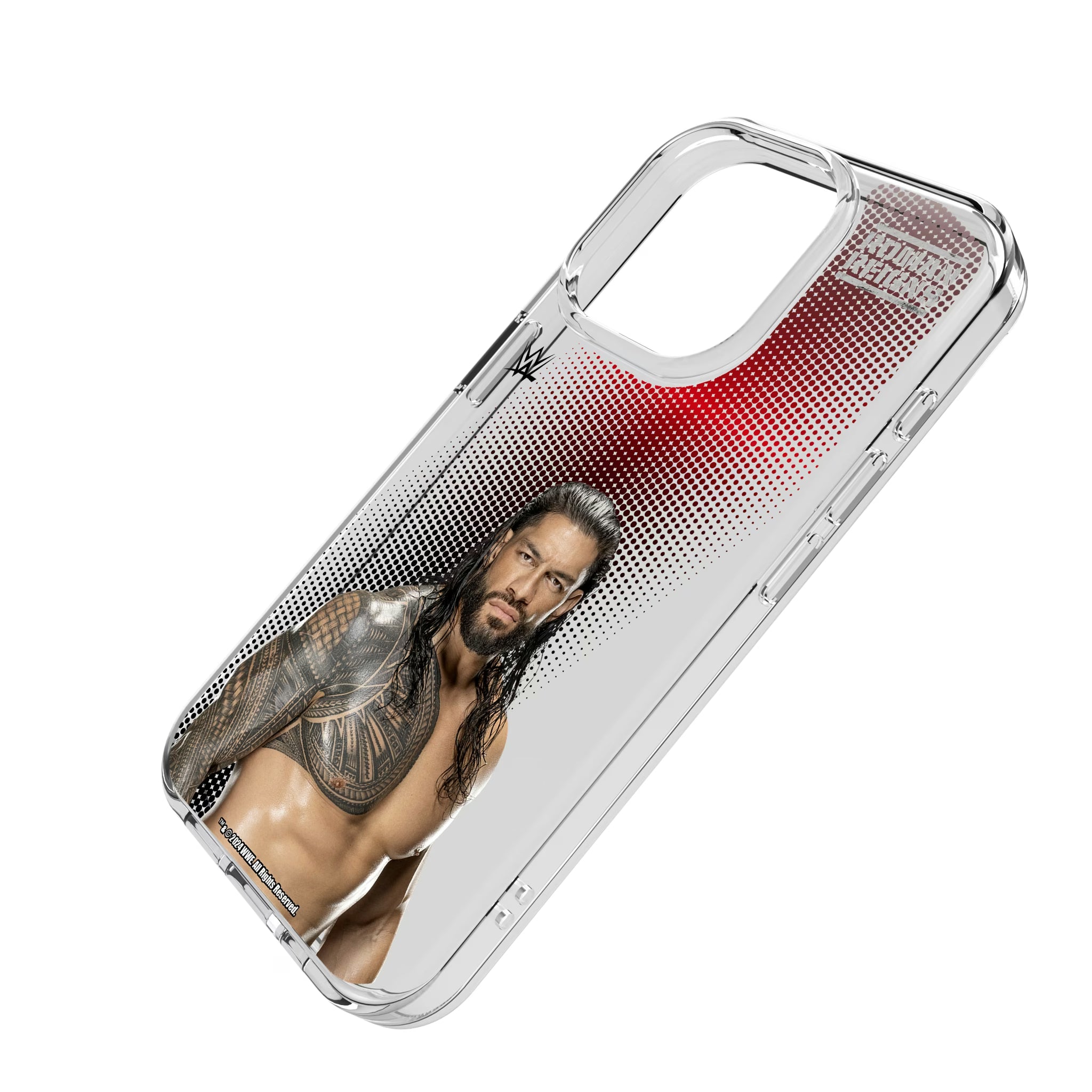 Roman Reigns Superstar iPhone Clear Phone Case for Apple iPhone - Isometric View