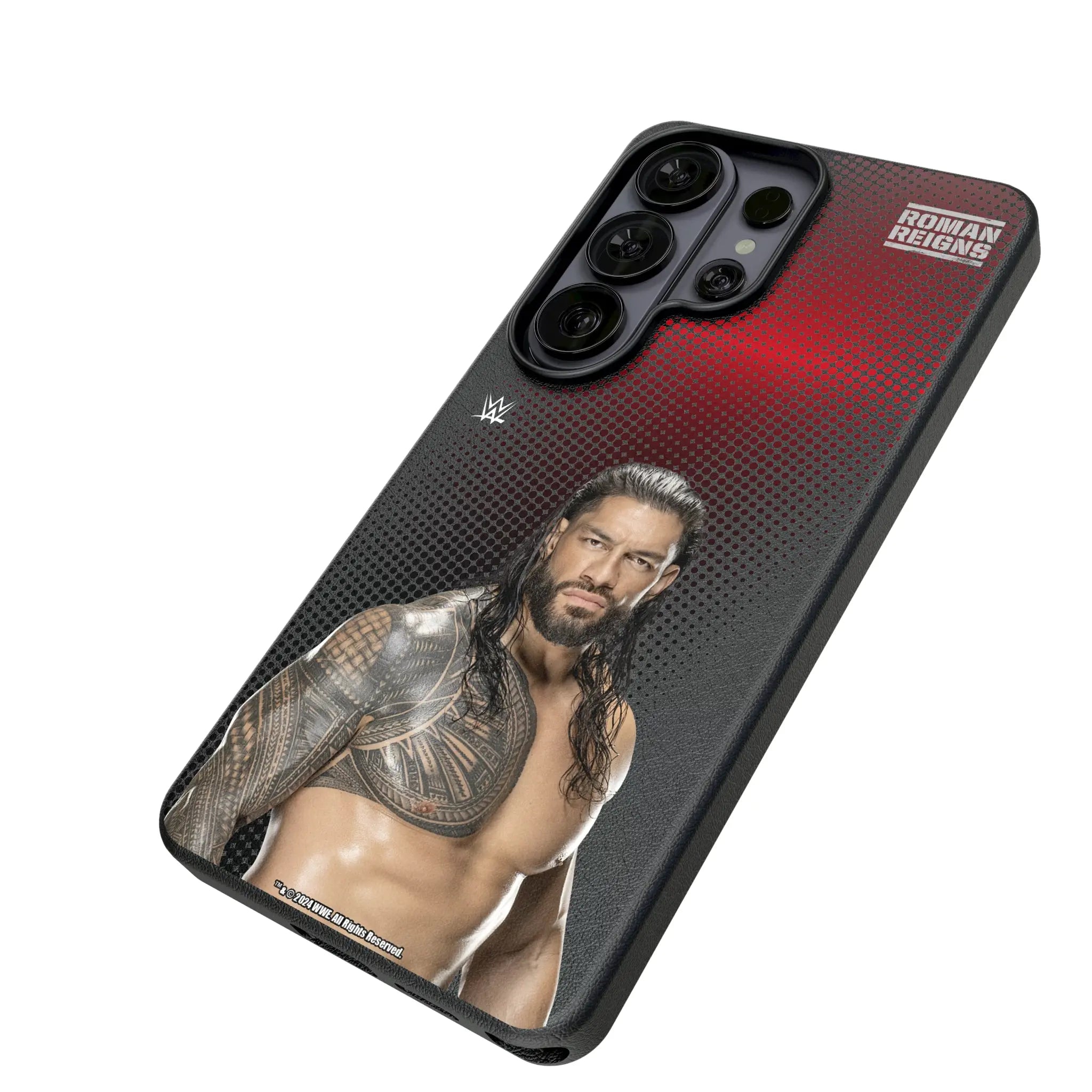 Roman Reigns Superstar Galaxy MagSafe Compatible Phone Case for Samsung Galaxy - Isometric View#Device_Galaxy S26 Ultra