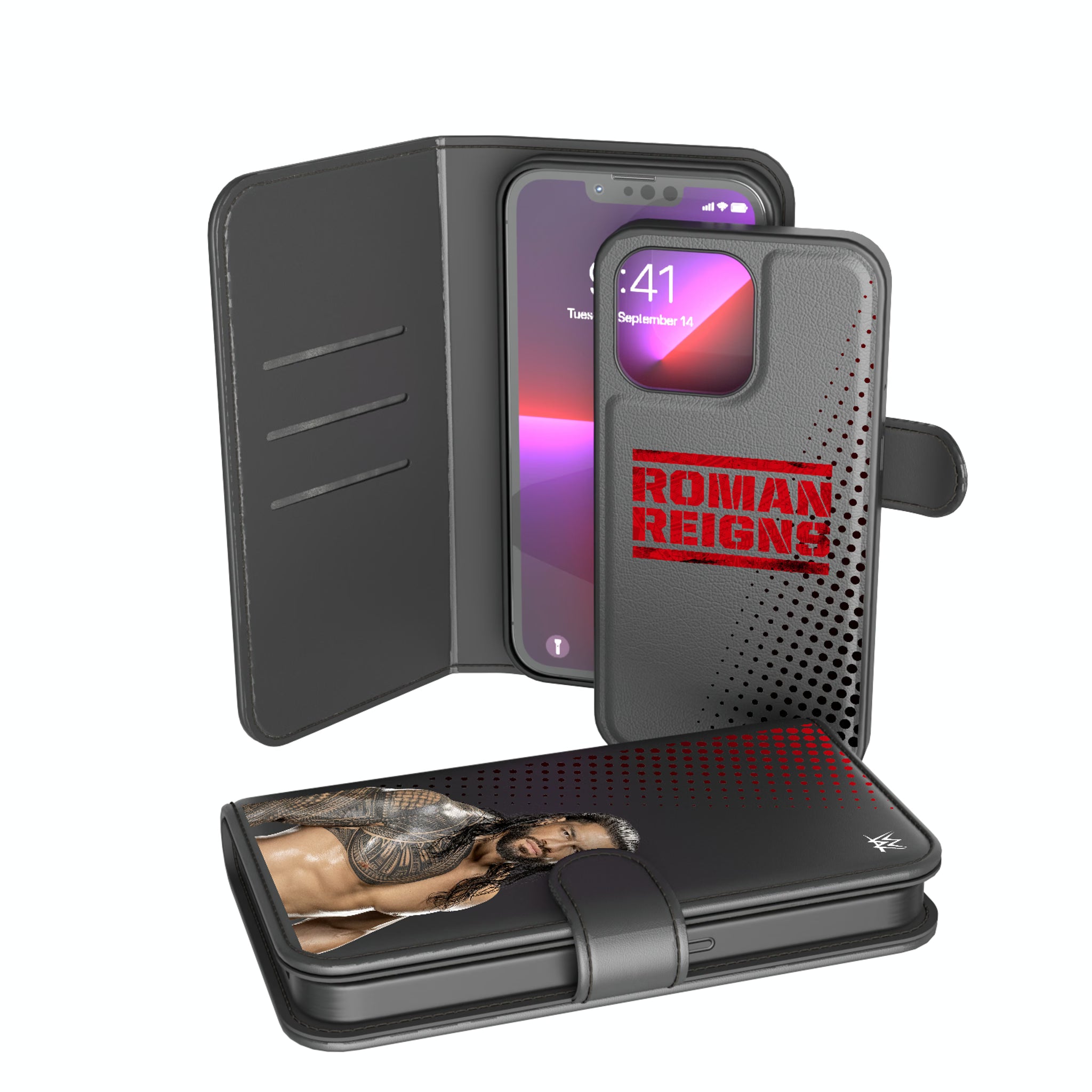 Roman Reigns Superstar iPhone Wallet Phone Case for Apple iPhone