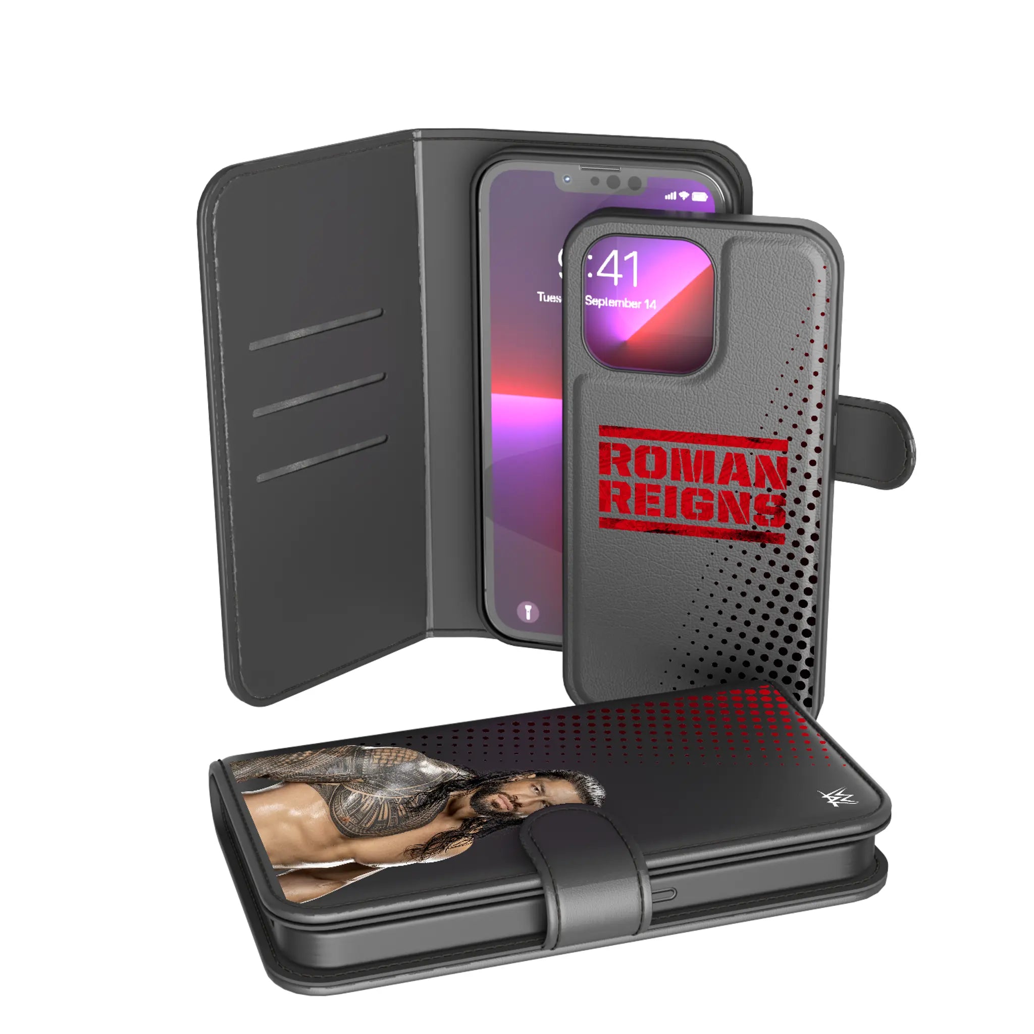 Roman Reigns Superstar iPhone Wallet Phone Case for Apple iPhone