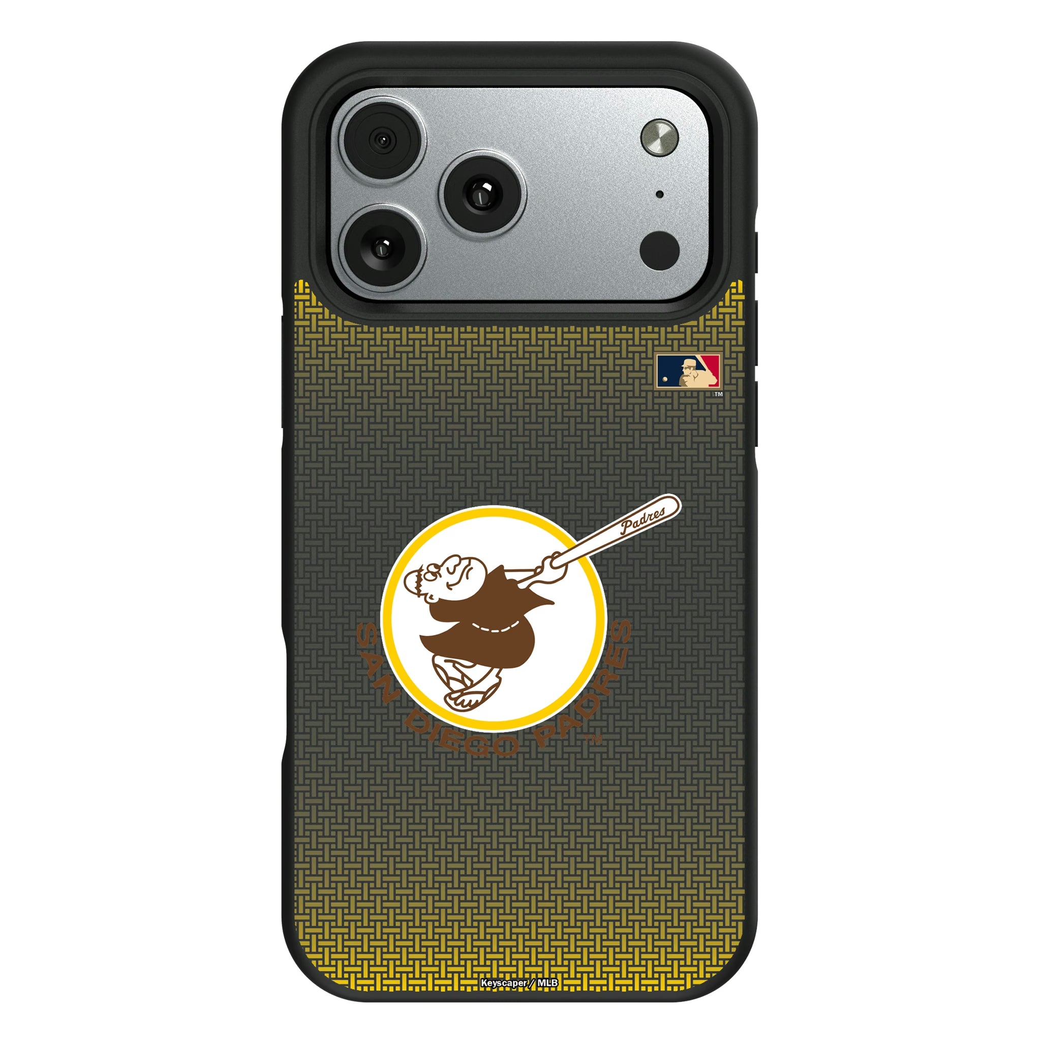 San Diego Padres 1969-1984 - Cooperstown Collection Linen iPhone Bump Phone Case for Apple iPhone#Device_iPhone 17 Pro Max