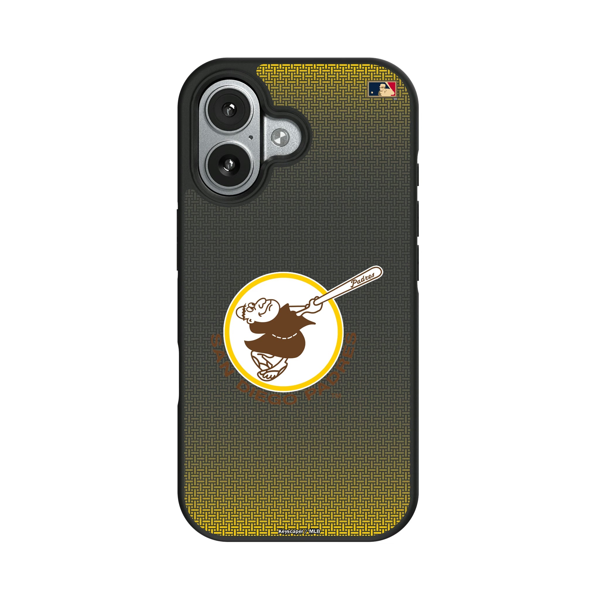 San Diego Padres 1969-1984 - Cooperstown Collection Linen iPhone Bump Phone Case for Apple iPhone#Device_iPhone 17