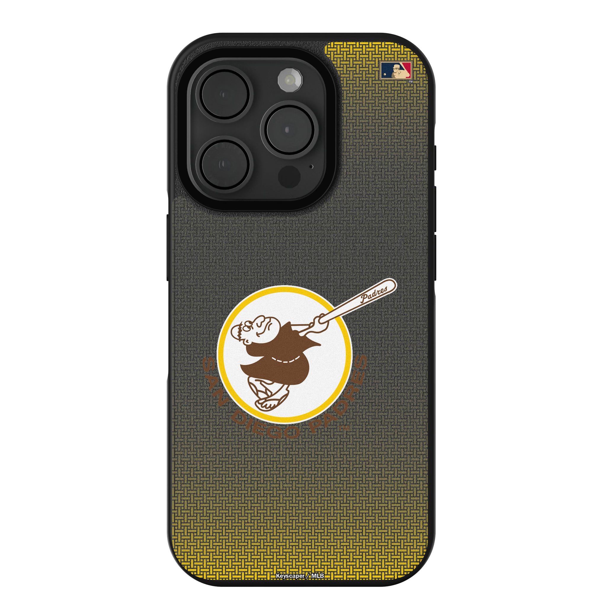 San Diego Padres 1969-1984 - Cooperstown Collection Linen iPhone Bump Phone Case for Apple iPhone