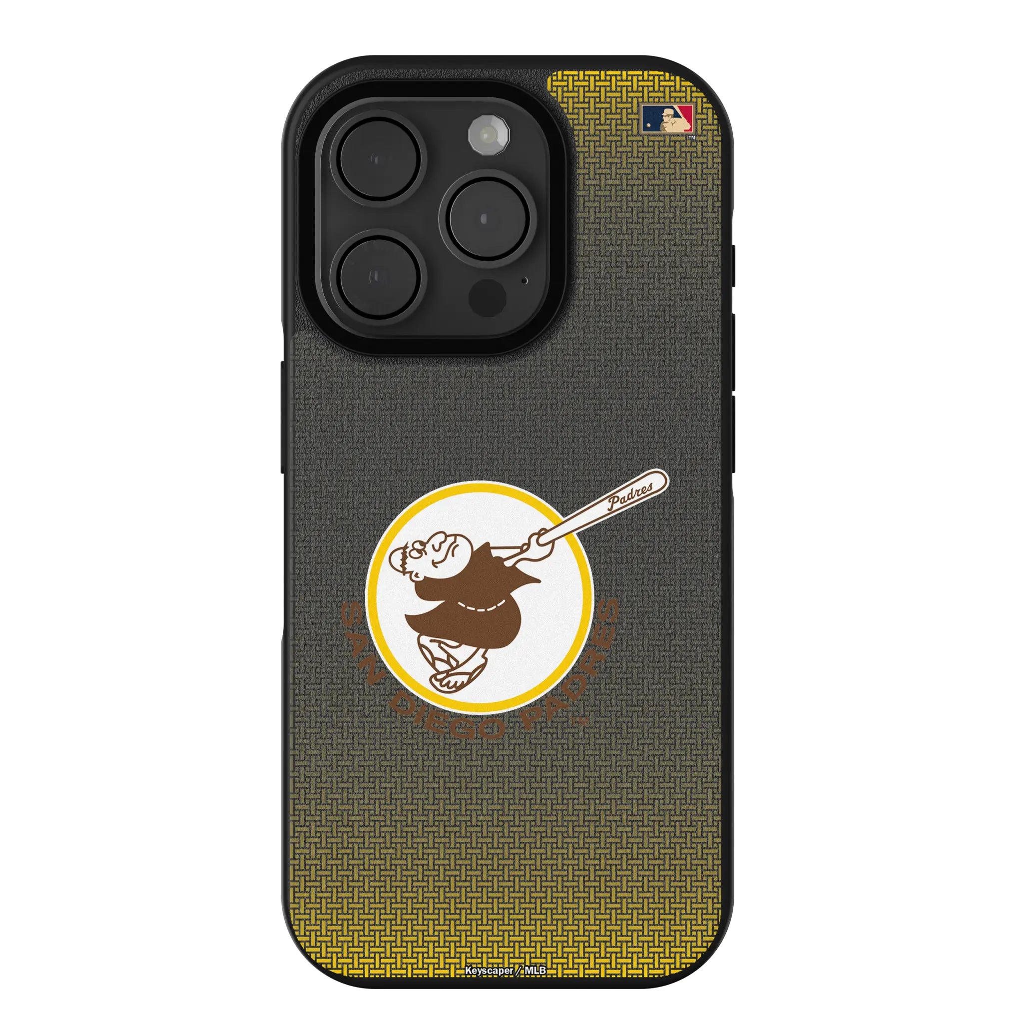 San Diego Padres 1969-1984 - Cooperstown Collection Linen iPhone Bump Phone Case for Apple iPhone