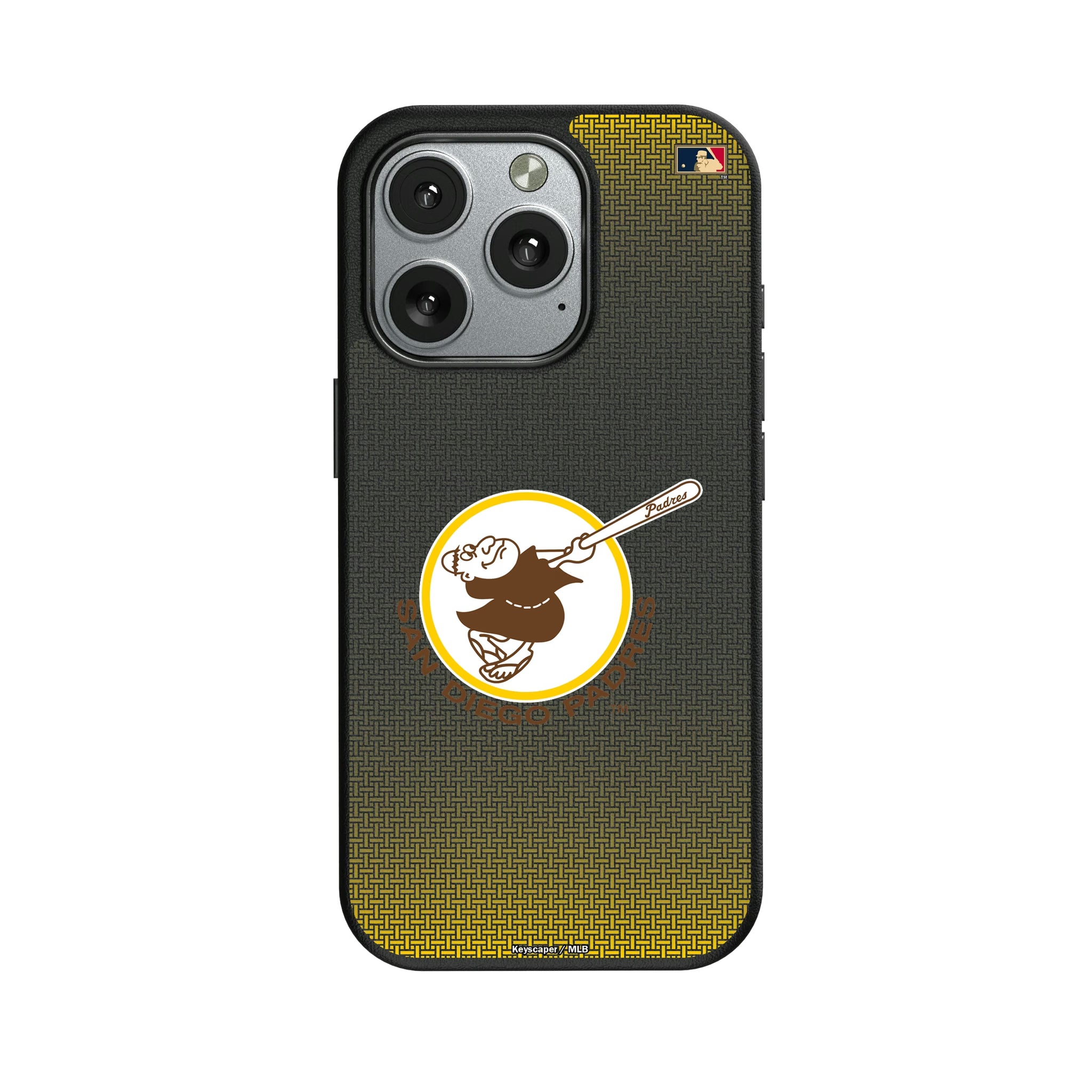 San Diego Padres 1969-1984 - Cooperstown Collection Linen iPhone MagSafe Compatible Phone Case for Apple iPhone