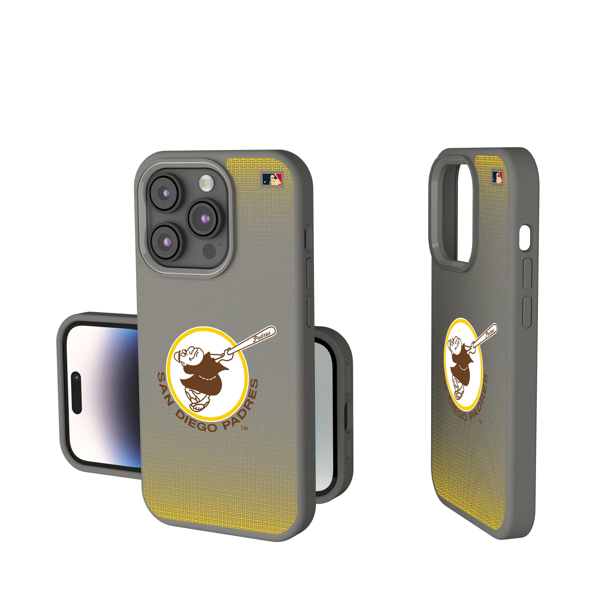 San Diego Padres 1969-1984 - Cooperstown Collection Linen iPhone Soft Touch Phone Case for Apple iPhone