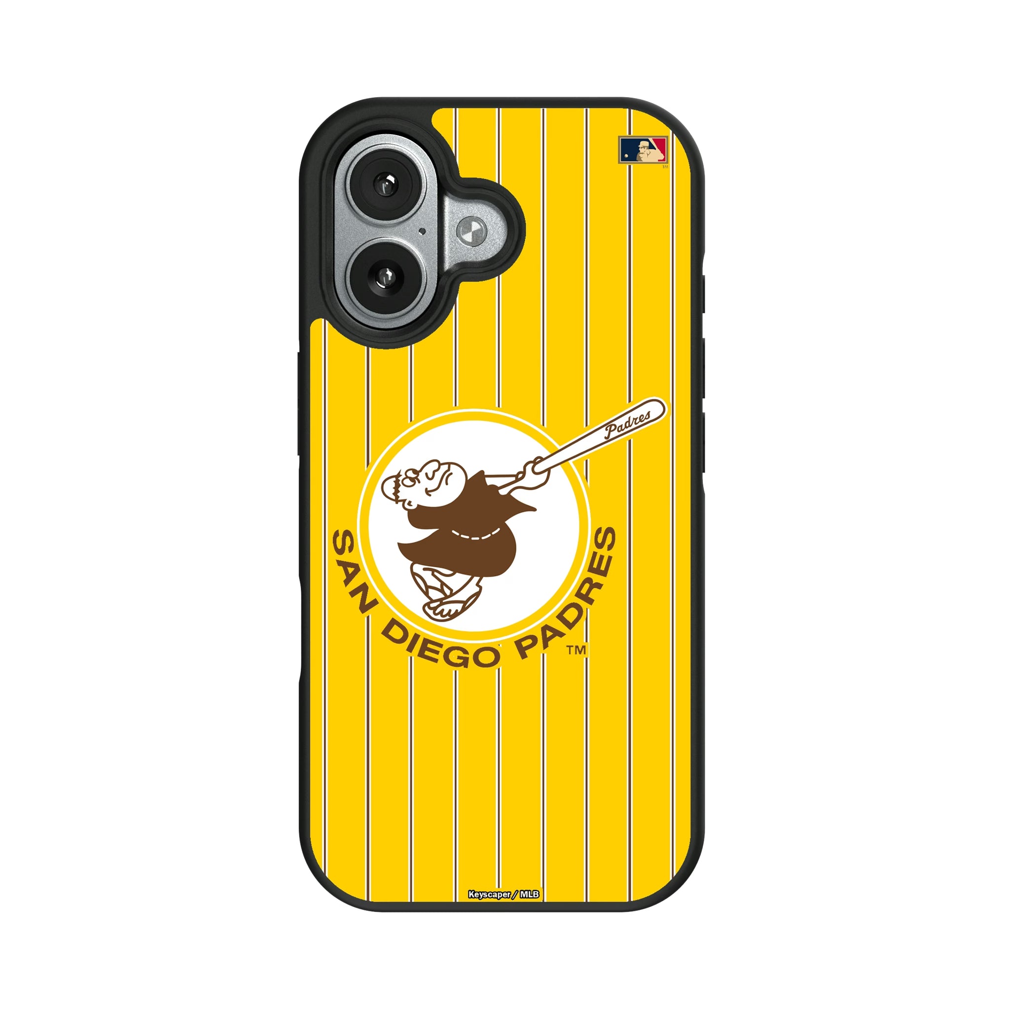 San Diego Padres 1969-1984 - Cooperstown Collection Pinstripe iPhone Bump Phone Case for Apple iPhone#Device_iPhone 17