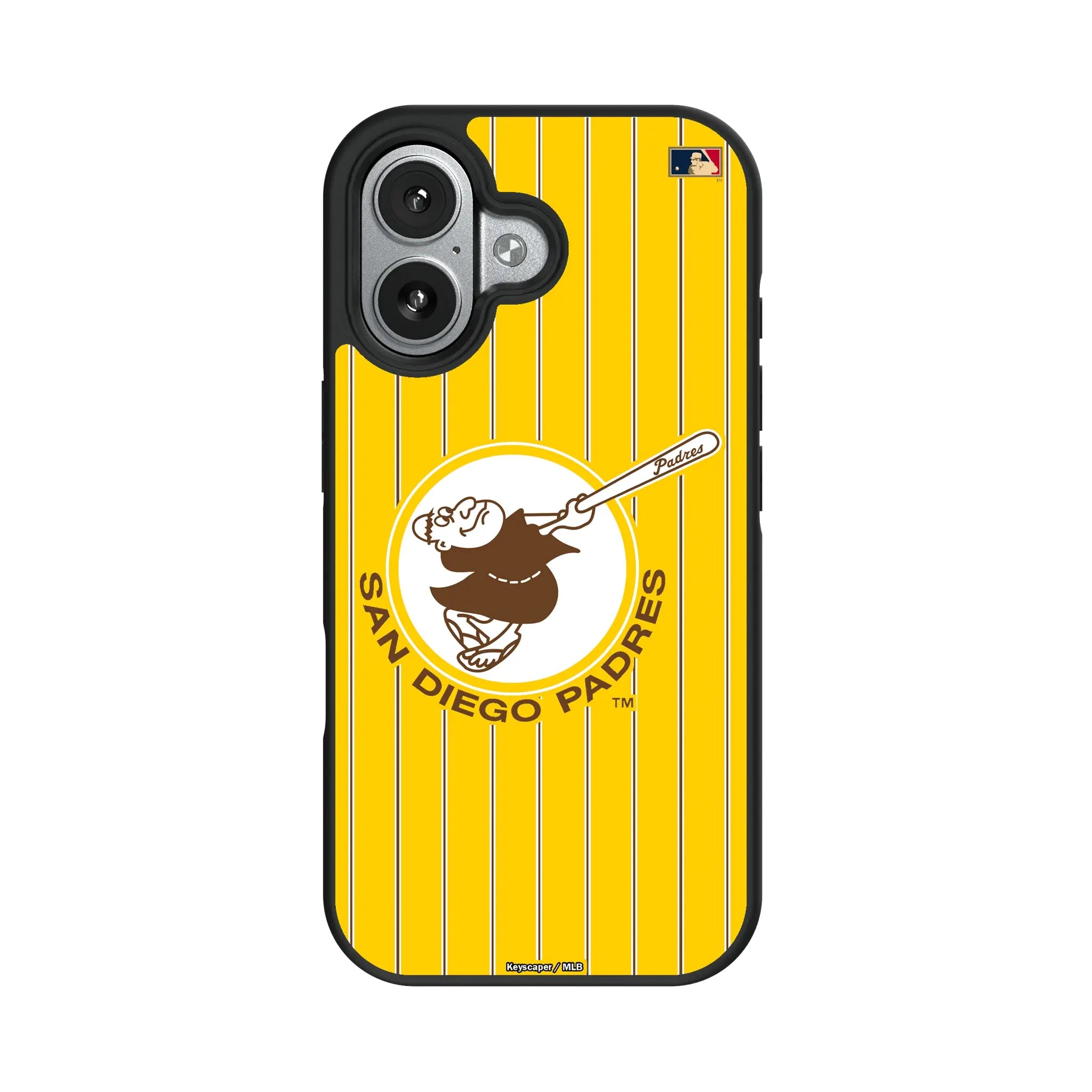 San Diego Padres 1969-1984 - Cooperstown Collection Pinstripe iPhone Bump Phone Case for Apple iPhone#Device_iPhone 17