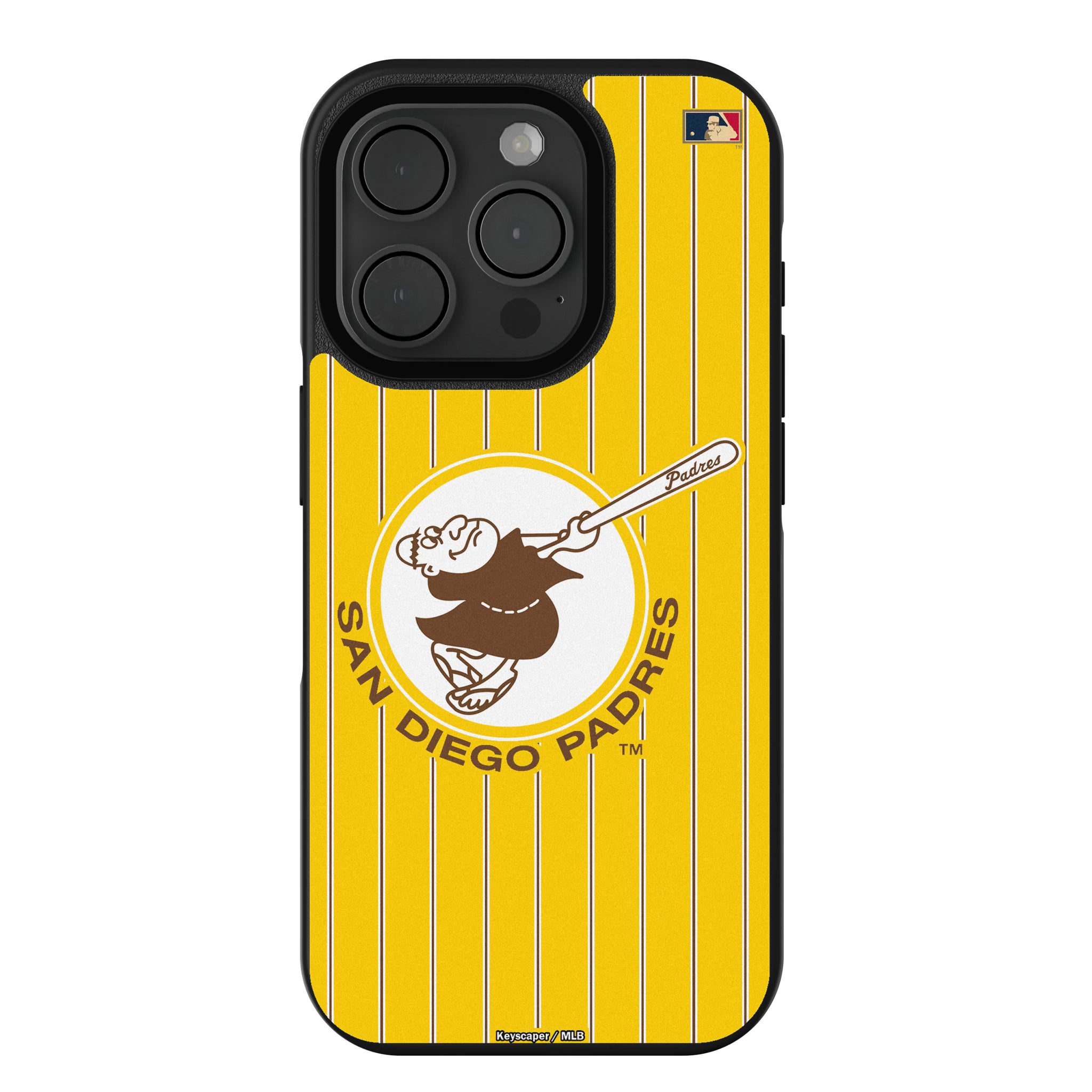 San Diego Padres 1969-1984 - Cooperstown Collection Pinstripe iPhone Bump Phone Case for Apple iPhone