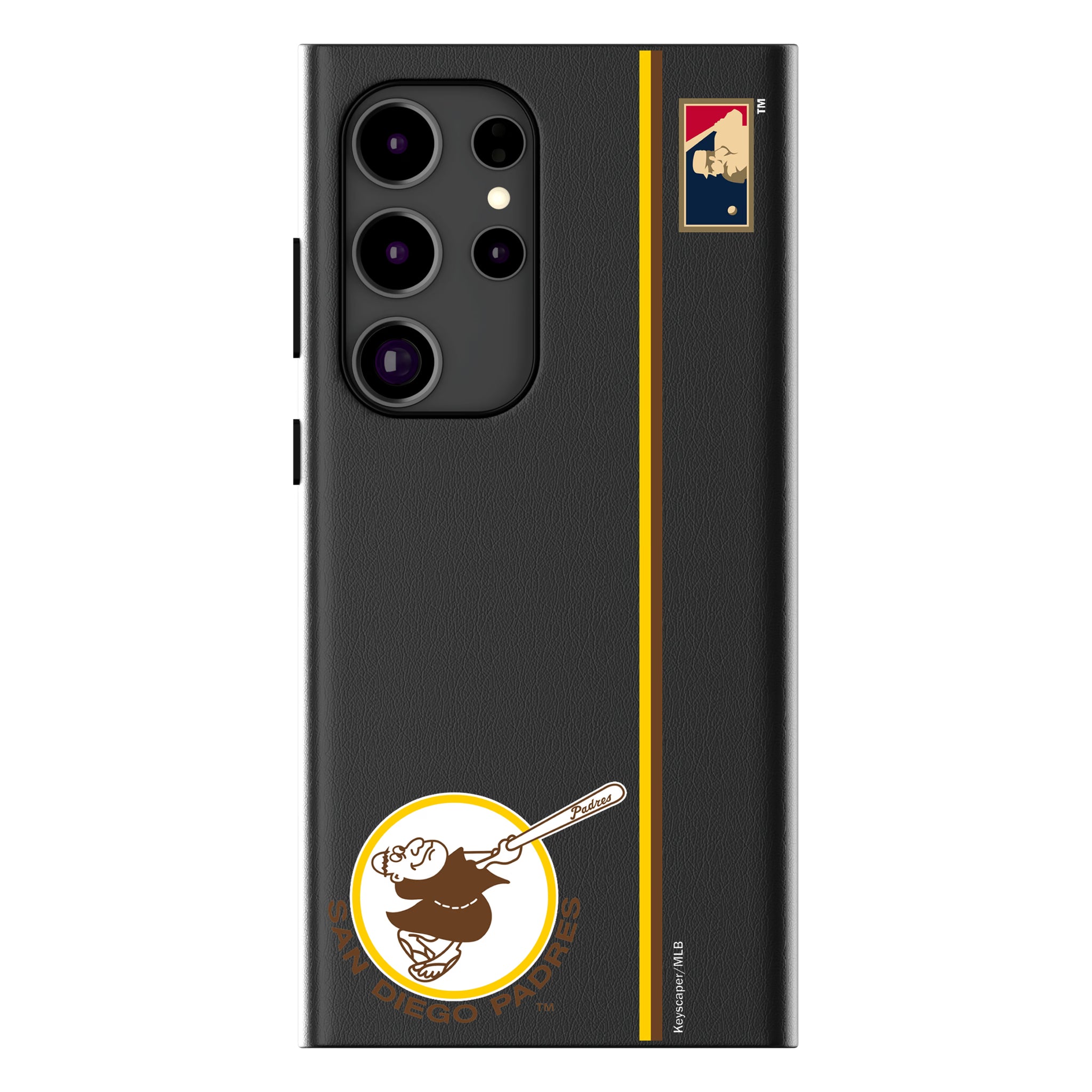 San Diego Padres 1969-1984 - Cooperstown Collection Sidebar Galaxy MagSafe Compatible Phone Case for Samsung Galaxy