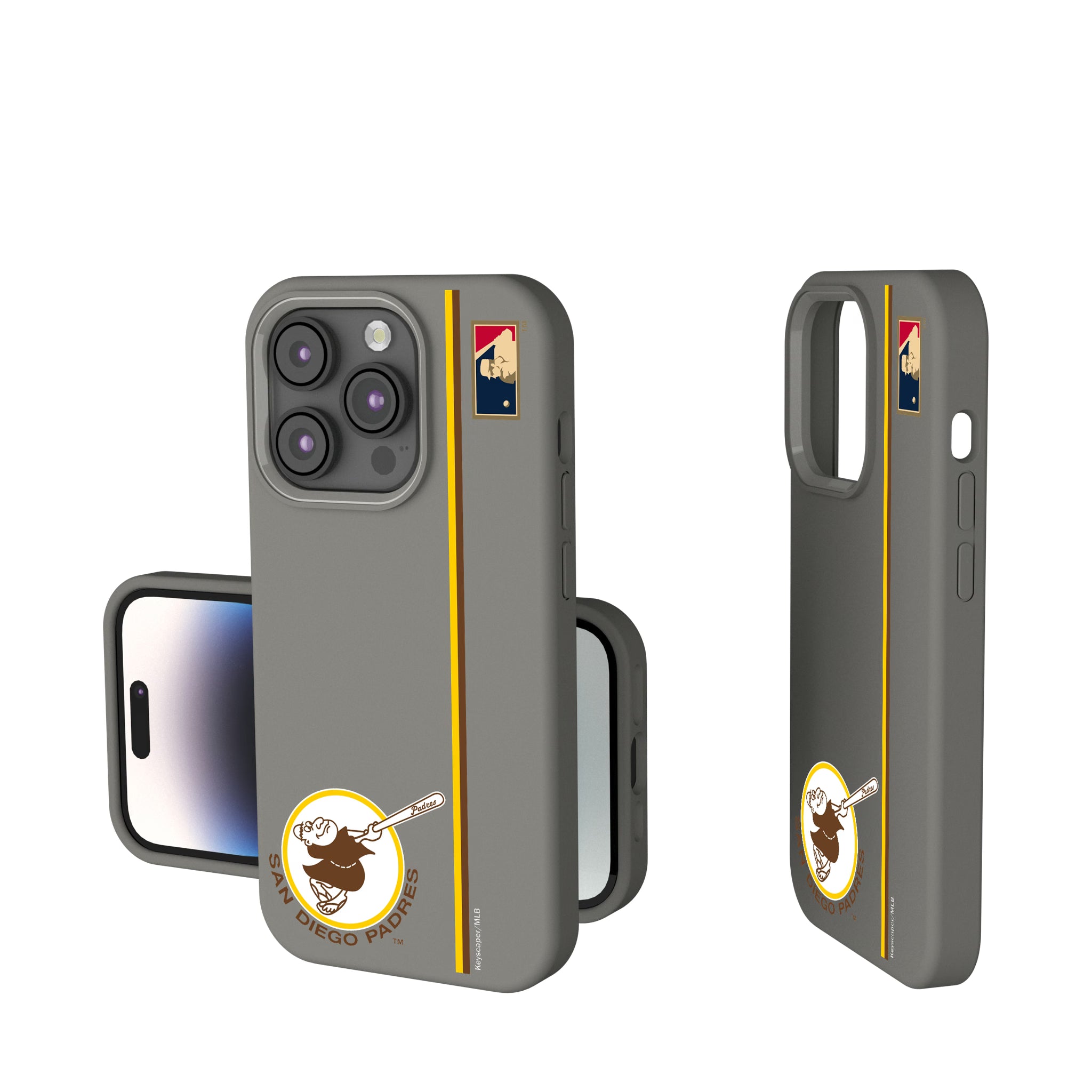 San Diego Padres 1969-1984 - Cooperstown Collection Sidebar iPhone Soft Touch Phone Case for Apple iPhone