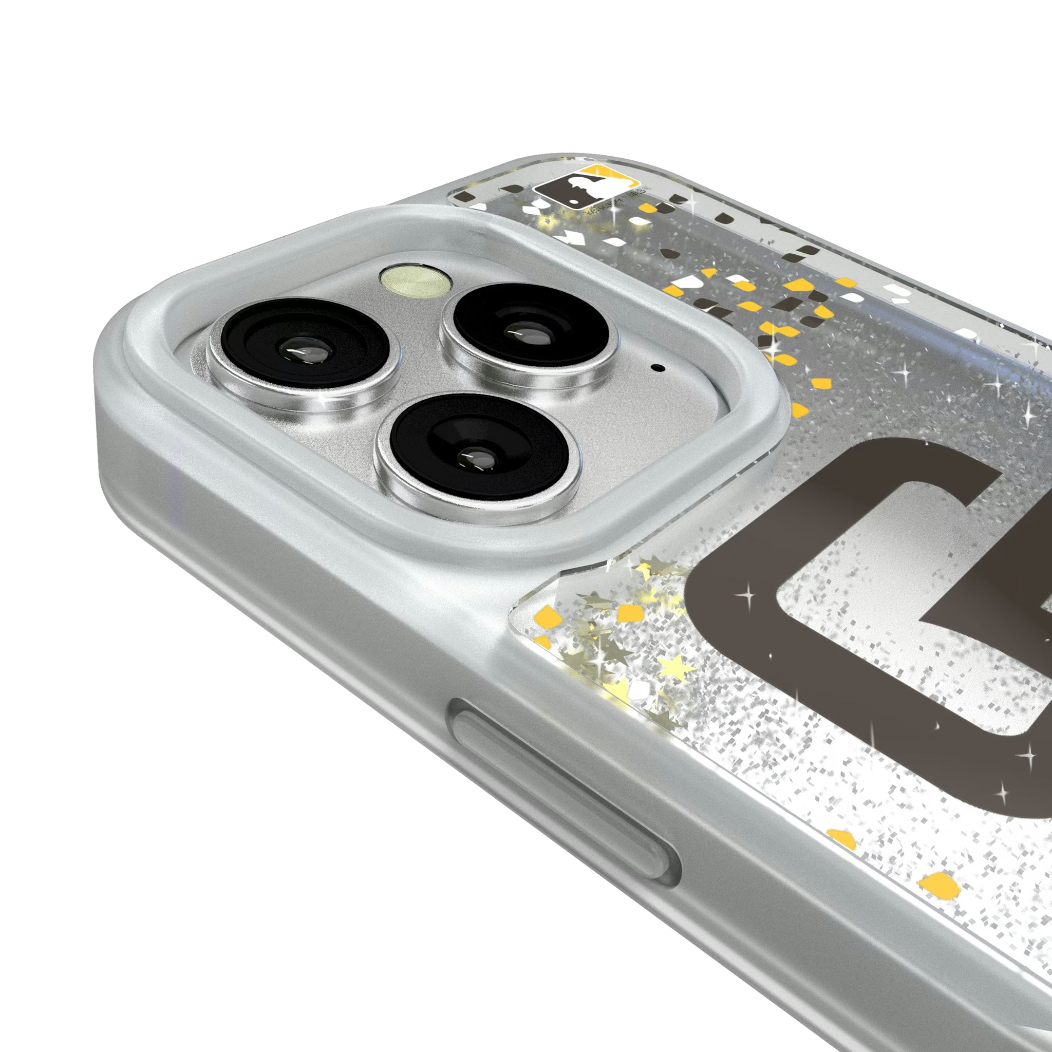 San Diego Padres Confetti iPhone Glitter Phone Case for Apple iPhone - Detail#Device_iPhone 16 Pro
