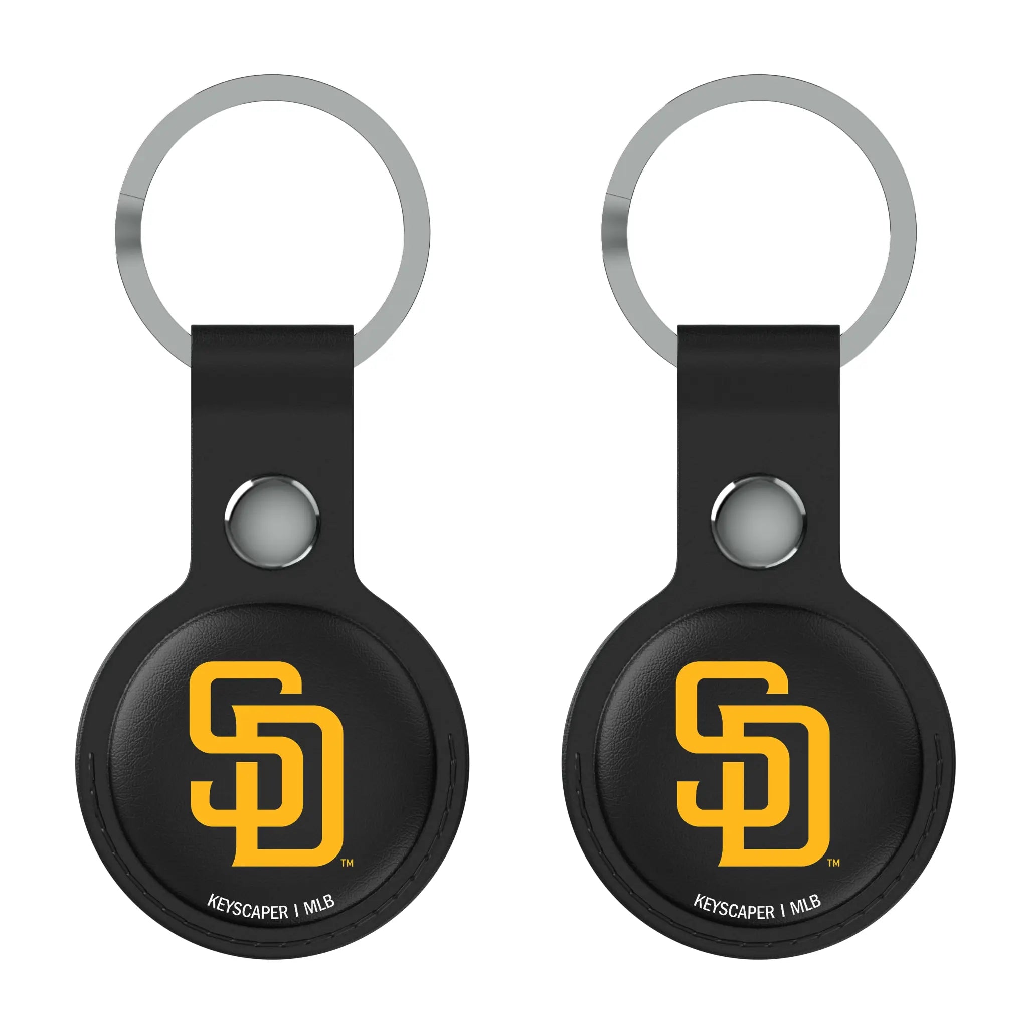 San Diego Padres Insignia AirTag Black Airtag Holder 2-Pack