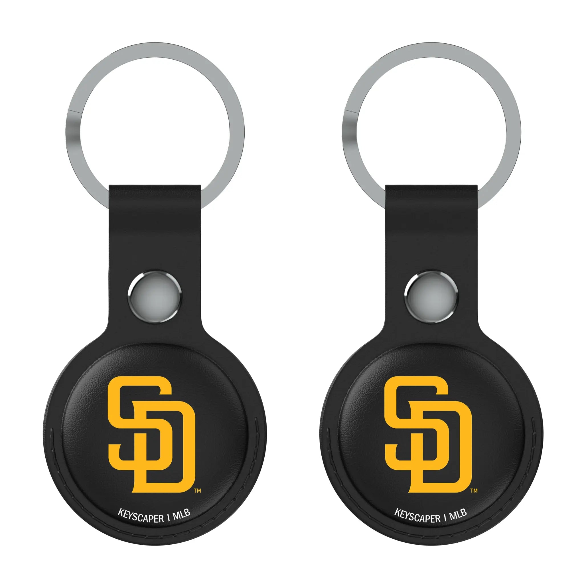 San Diego Padres Insignia AirTag Black Airtag Holder 2-Pack