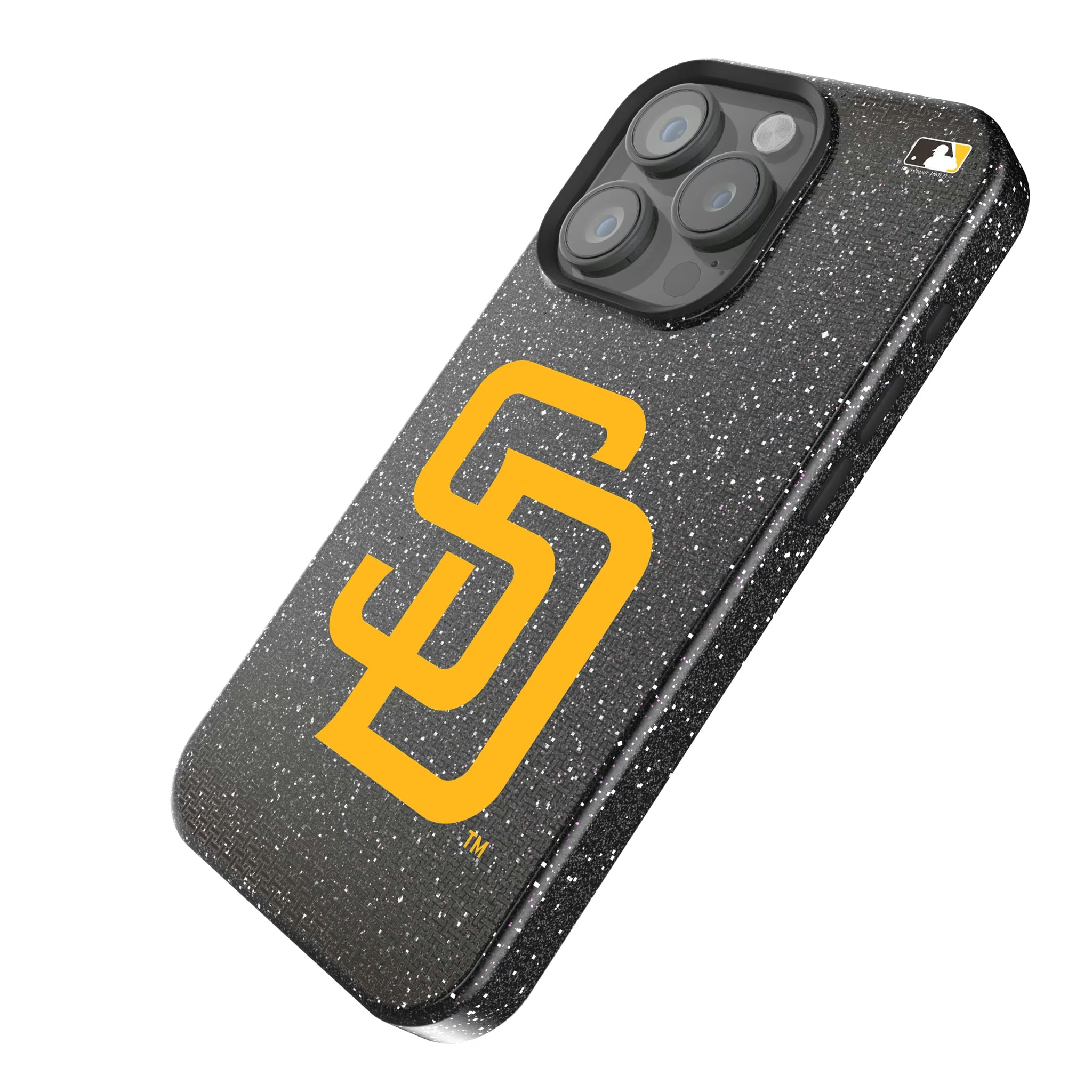 San Diego Padres Linen iPhone Bling Phone Case for Apple iPhone - Isometric View