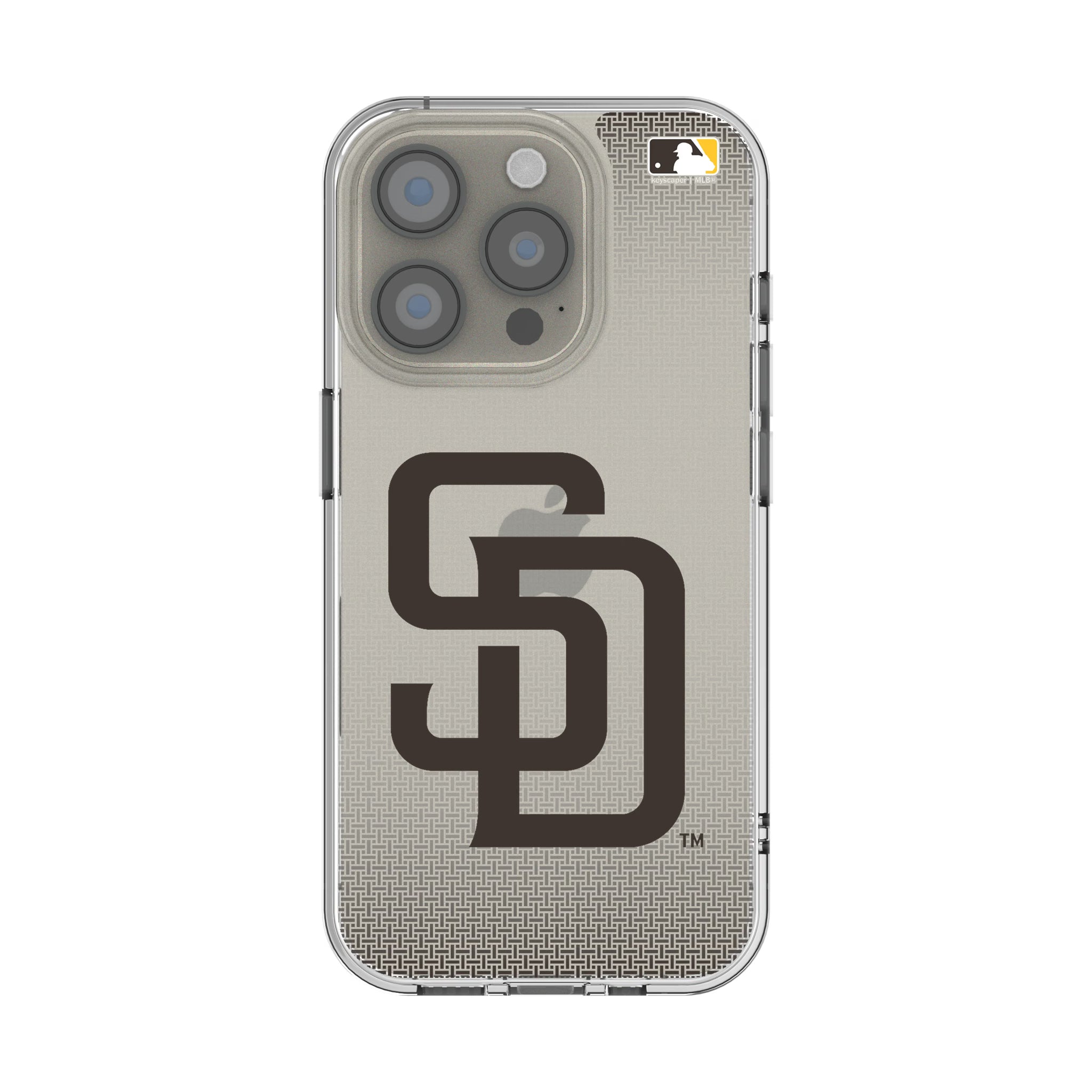 San Diego Padres Linen iPhone Clear Phone Case for Apple iPhone