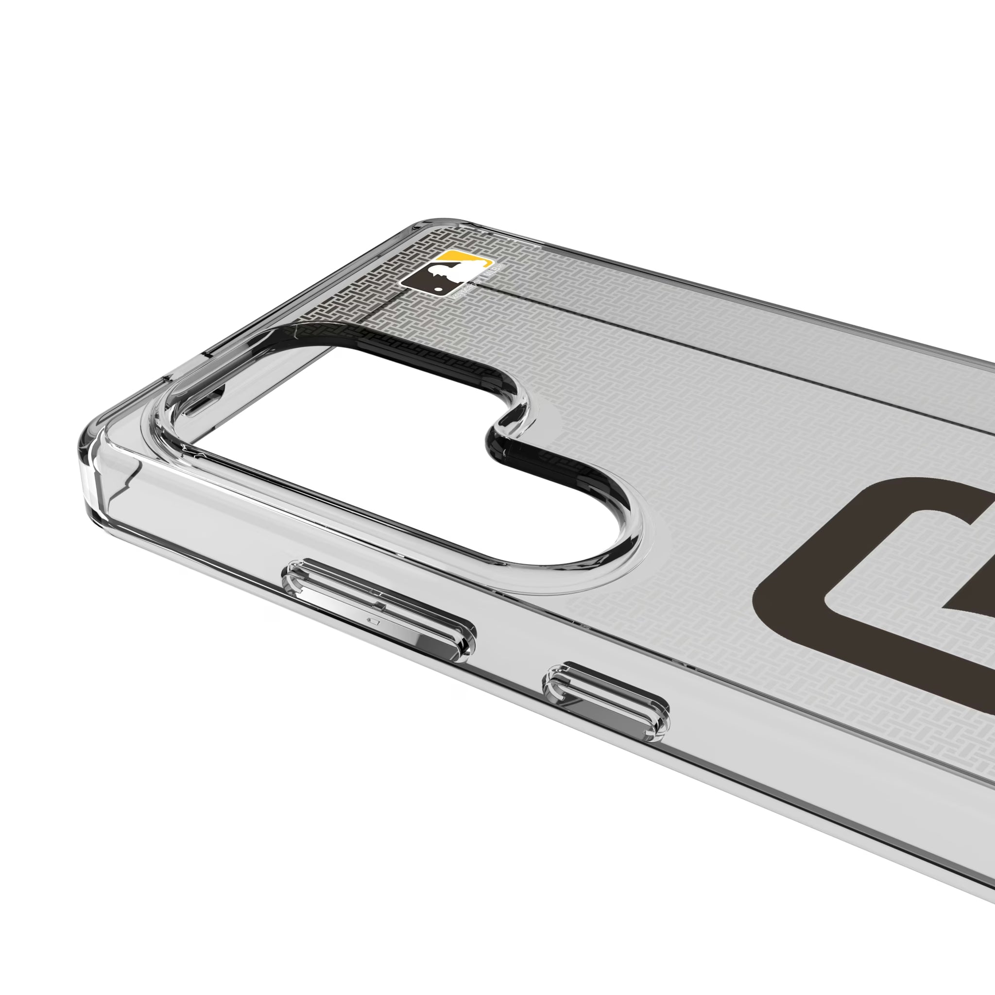 San Diego Padres Linen Galaxy Clear Phone Case for Samsung Galaxy - Detail