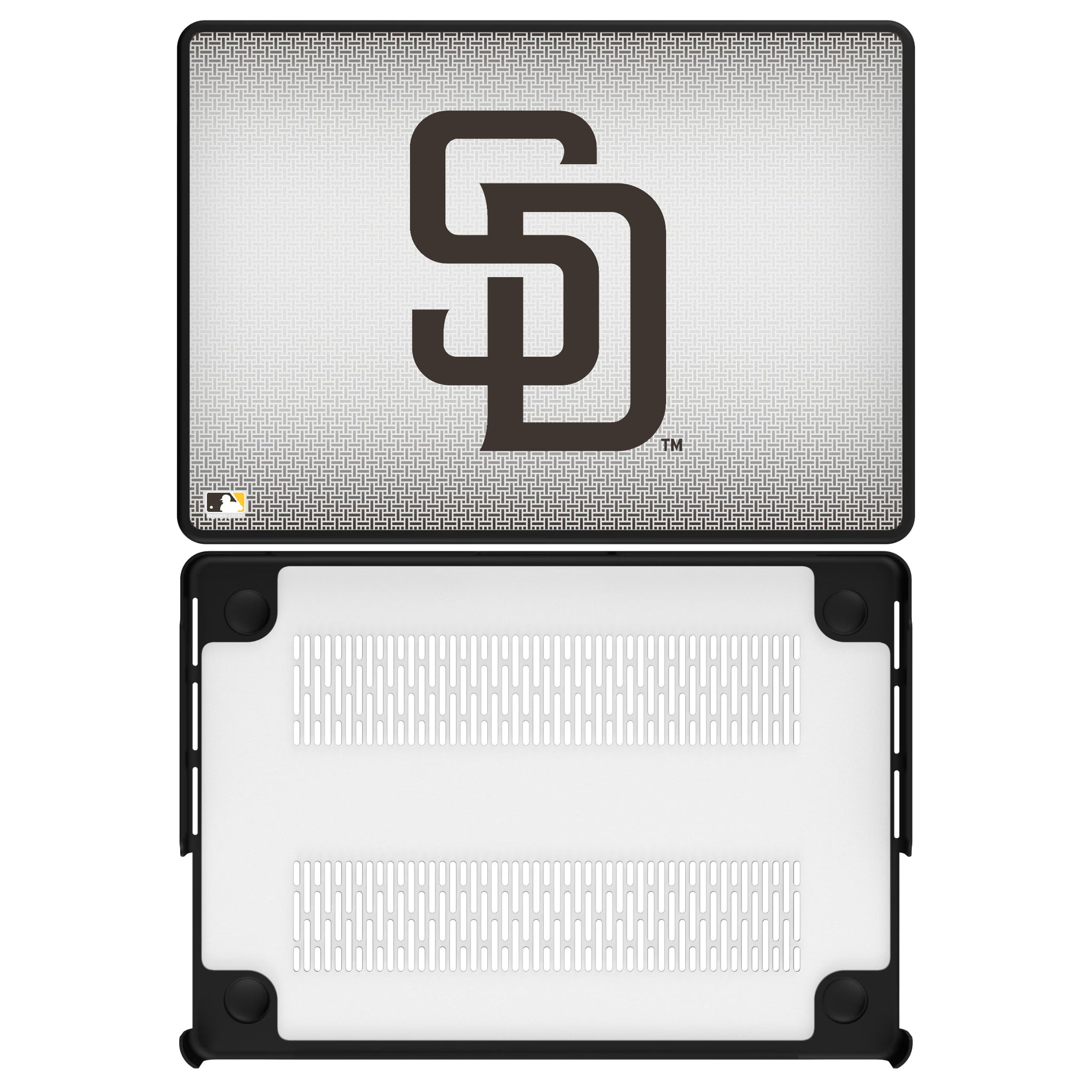 San Diego Padres Linen MacBook Laptop Case for Apple MacBook#Device_MacBook Pro (14-inch, 2021) / MacBook Pro (14-inch, 2023) / MacBook Pro (14-inch, 2024)