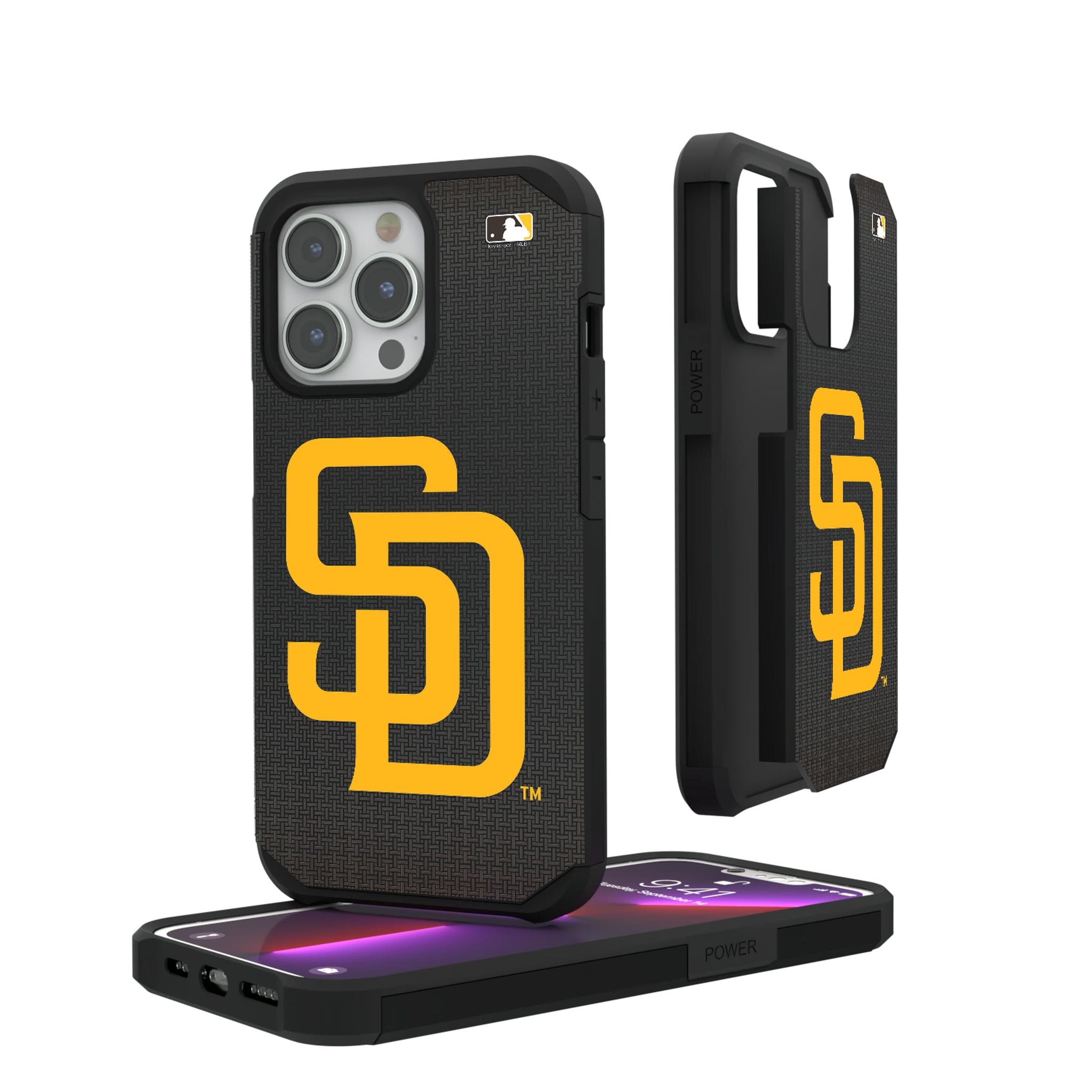 San Diego Padres Linen iPhone Rugged Phone Case for Apple iPhone#Device_iPhone 13 Pro