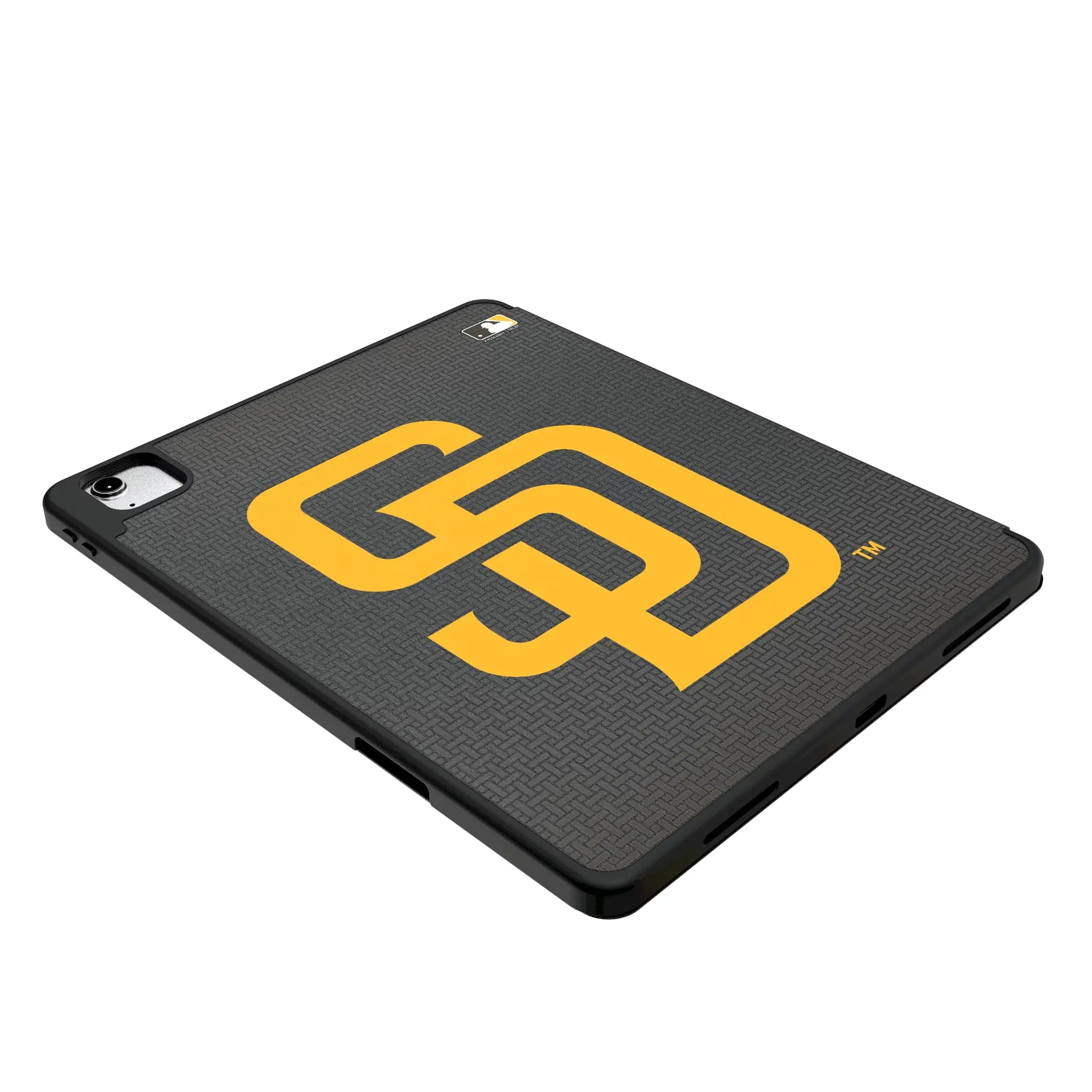 San Diego Padres Linen iPad Tablet Case for Apple iPad - Isometric View