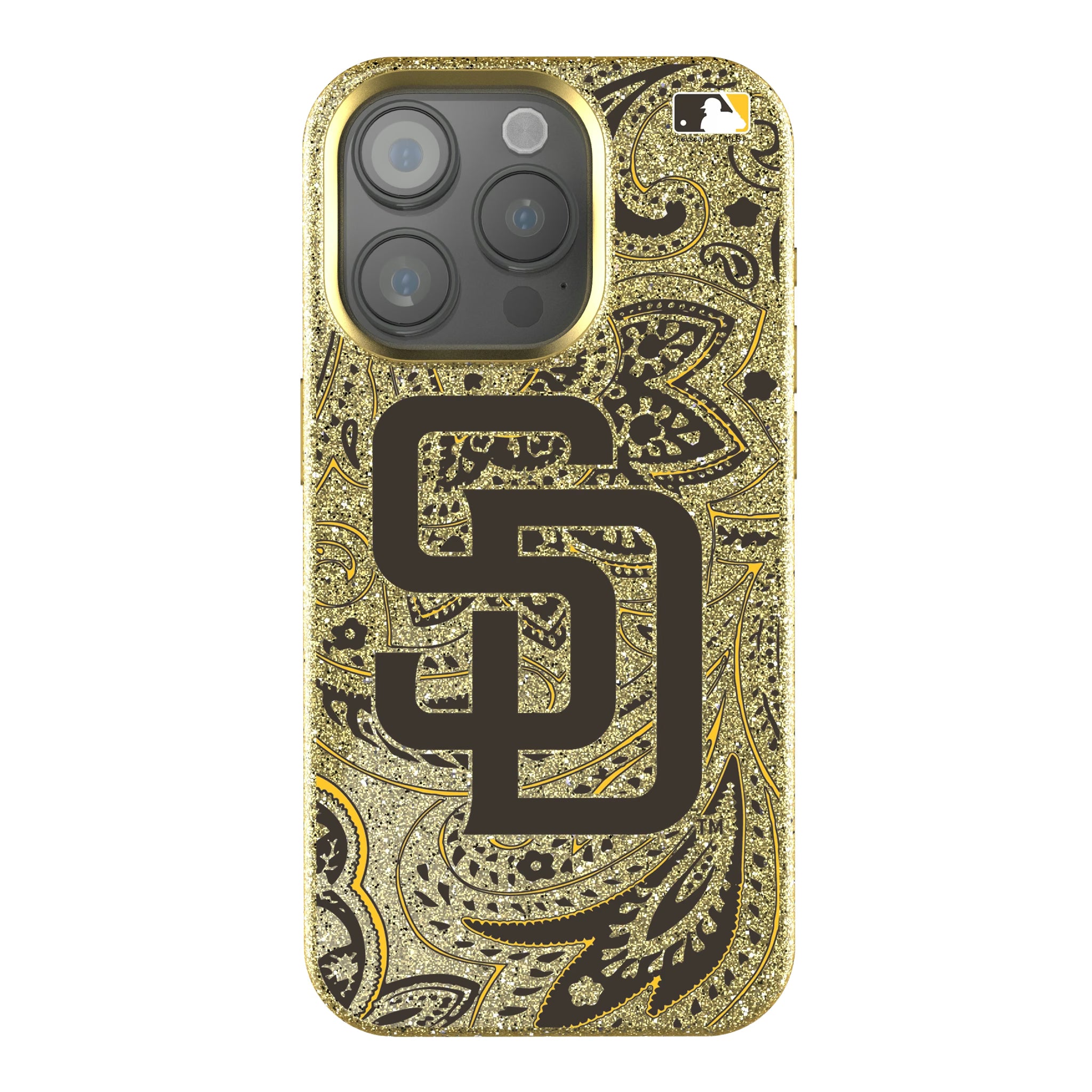 San Diego Padres Paisley iPhone Bling Phone Case for Apple iPhone