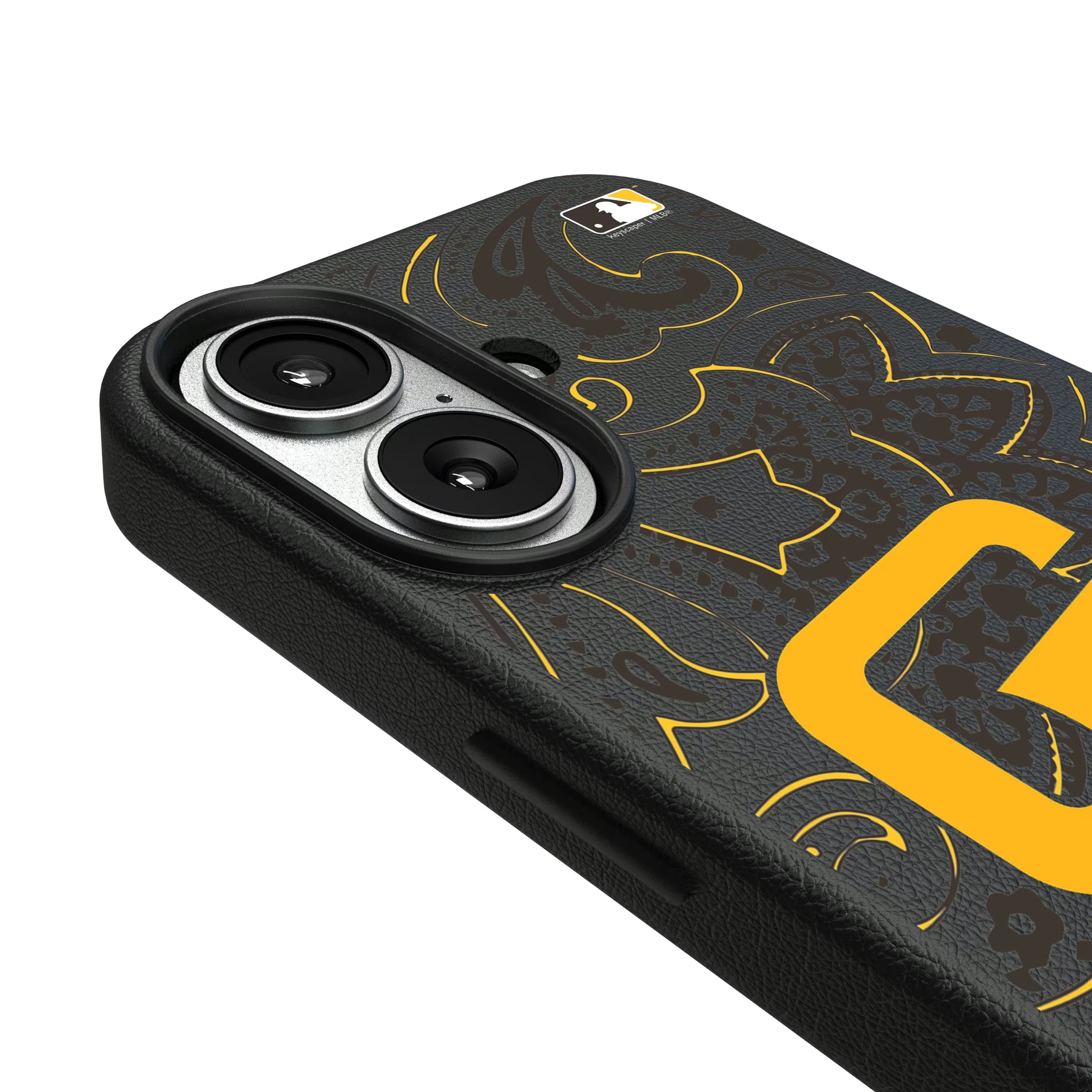 San Diego Padres Paisley iPhone MagSafe Compatible Phone Case for Apple iPhone - Detail#Device_iPhone 17