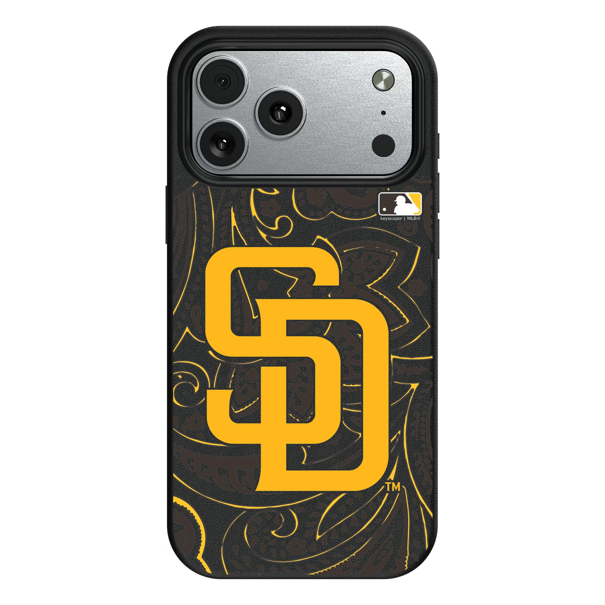 San Diego Padres Paisley iPhone MagSafe Compatible Phone Case for Apple iPhone#Device_iPhone 17 Pro Max