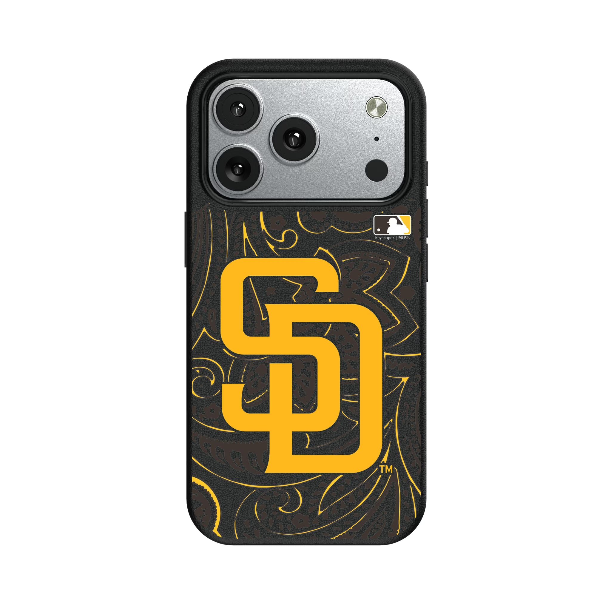 San Diego Padres Paisley iPhone MagSafe Compatible Phone Case for Apple iPhone#Device_iPhone 17 Pro