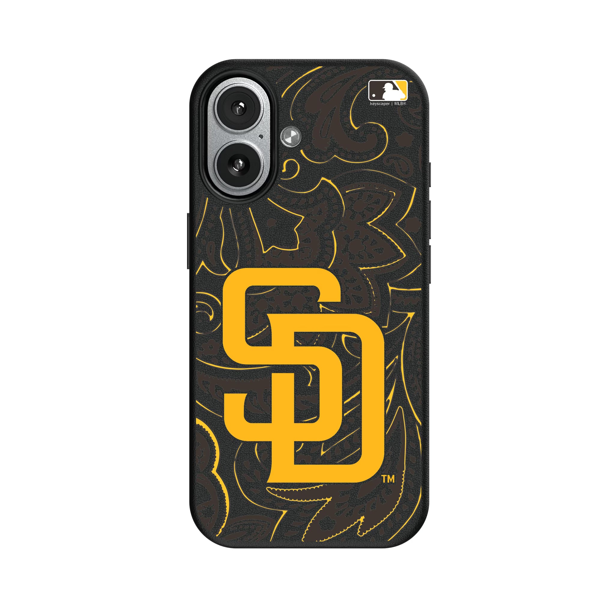 San Diego Padres Paisley iPhone MagSafe Compatible Phone Case for Apple iPhone#Device_iPhone 17