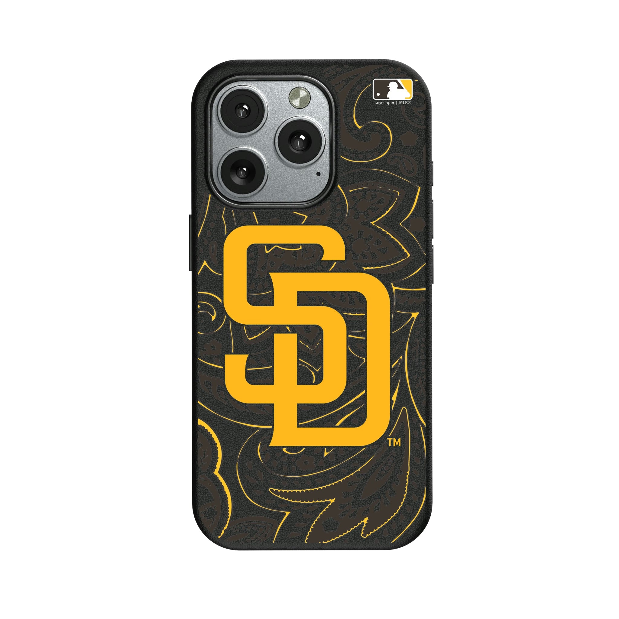 San Diego Padres Paisley iPhone MagSafe Compatible Phone Case for Apple iPhone