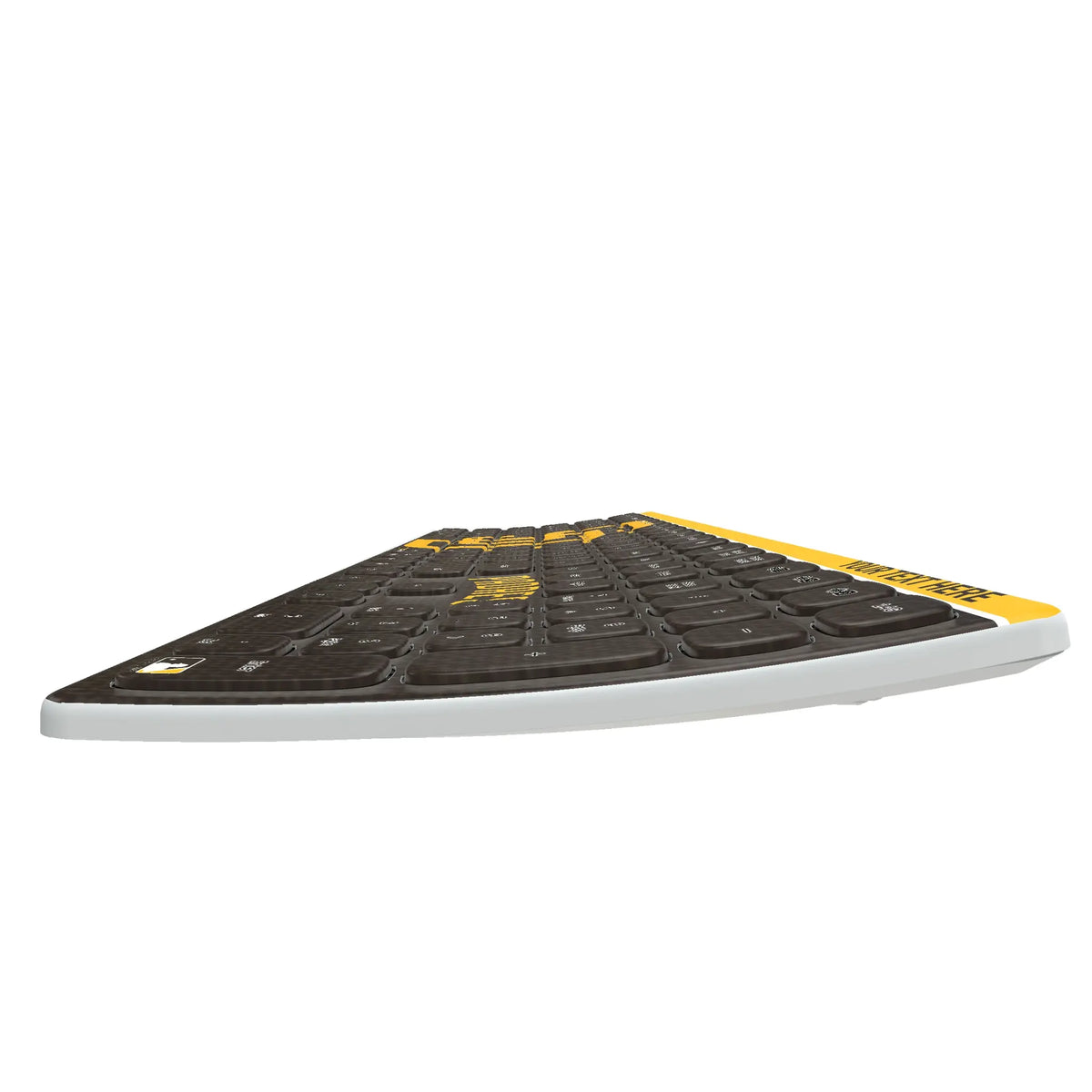 San Diego Padres Personalized Endzone Solid KKB605 Curved Wireless Keyboard