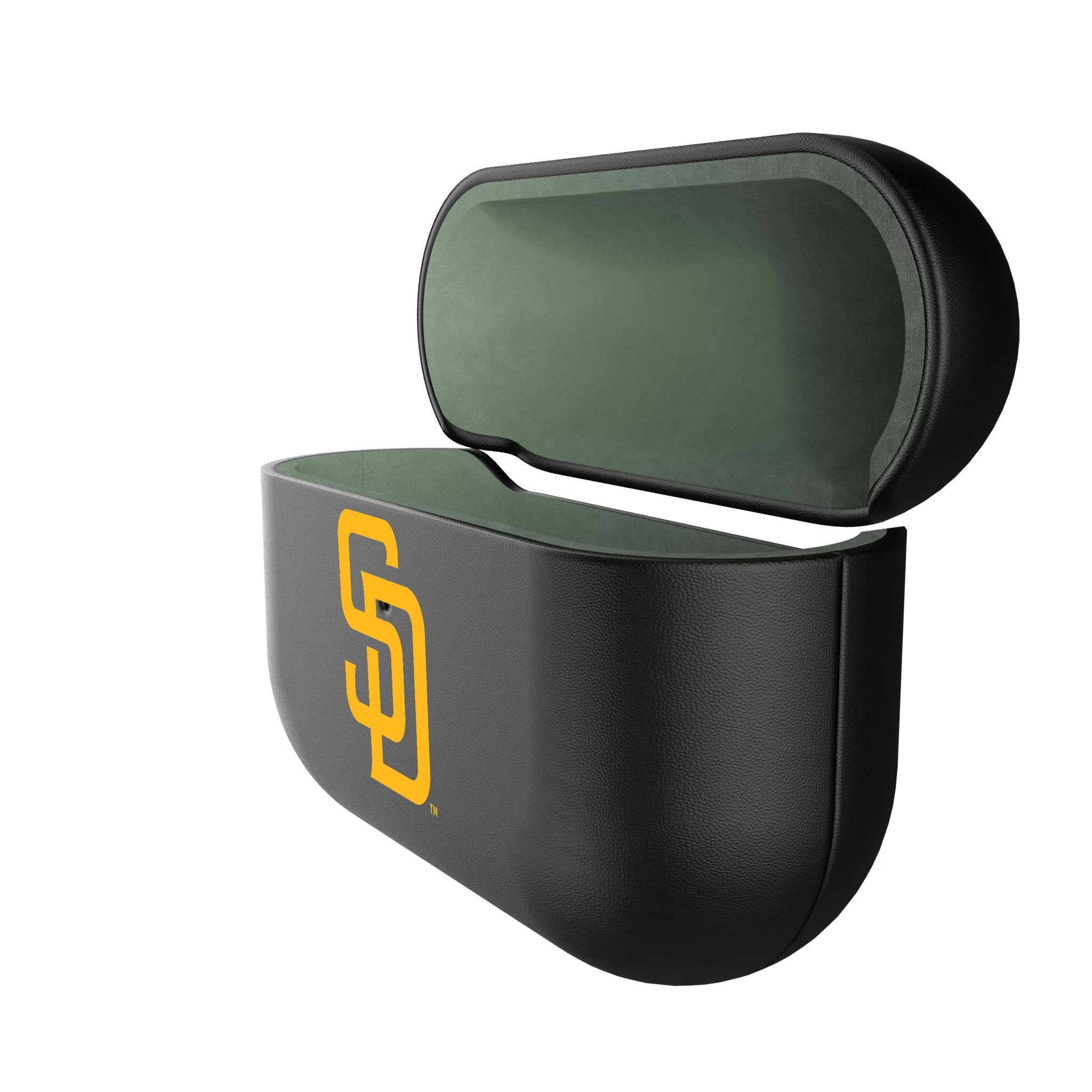 San Diego Padres Personalized Insignia AirPods AirPod Case Cover - Isometric View#Device_AirPods Pro 1st Gen