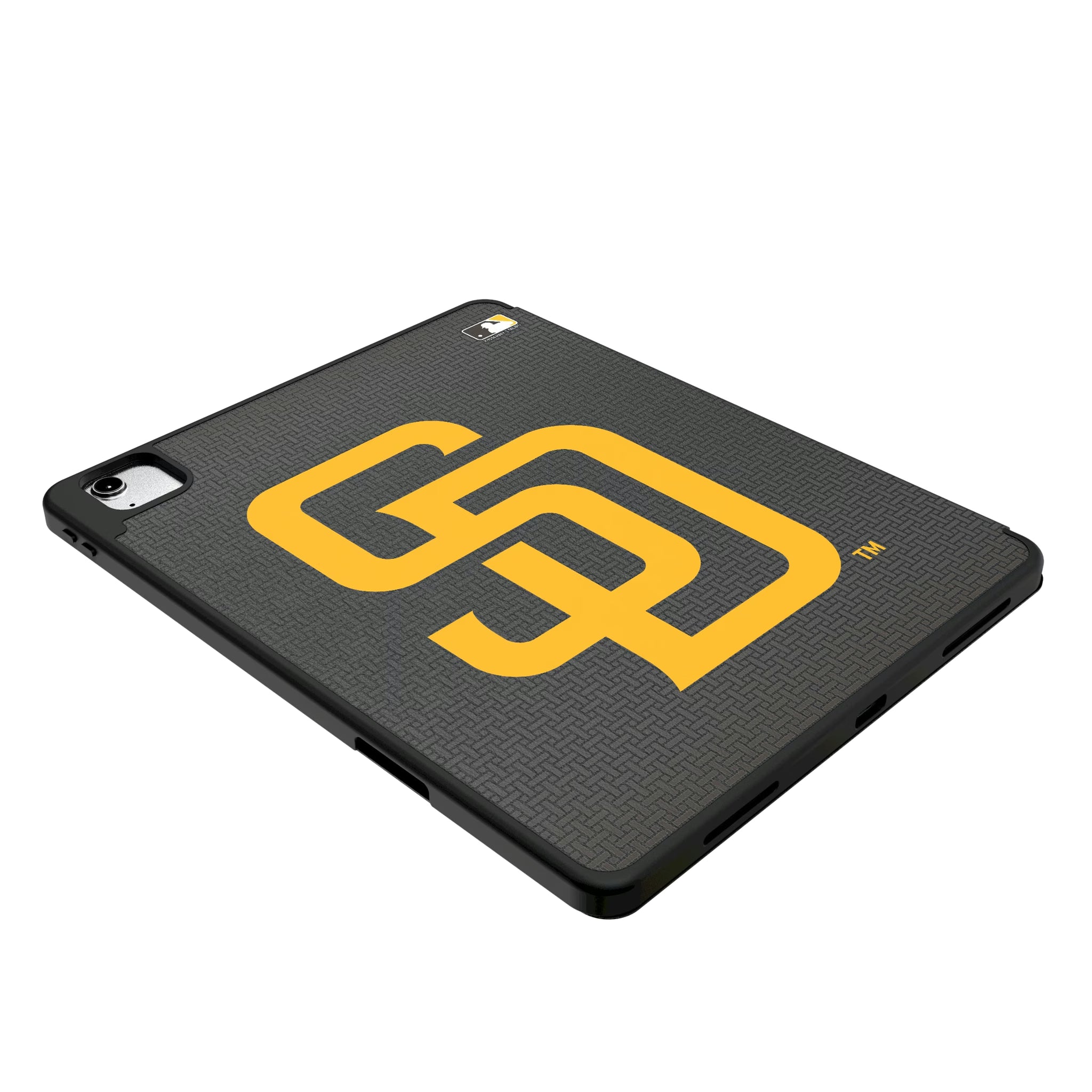 San Diego Padres Personalized Linen iPad Tablet Case for Apple iPad - Isometric View