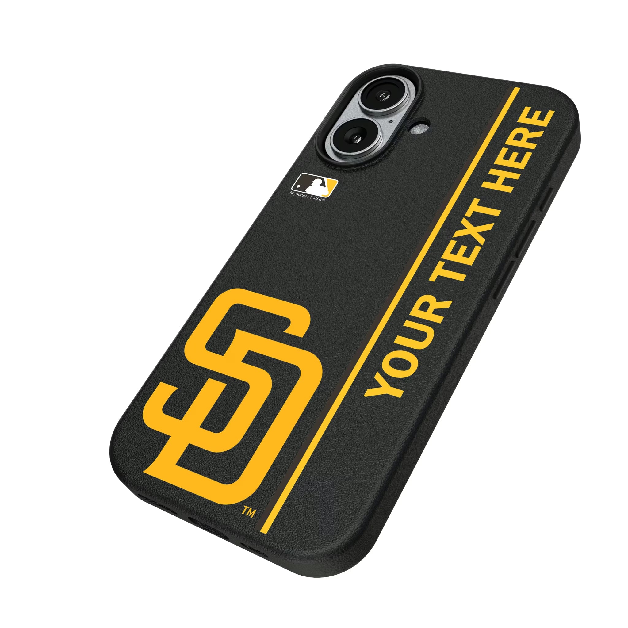 San Diego Padres Personalized Sidebard iPhone MagSafe Compatible Phone Case for Apple iPhone - Isometric View#Device_iPhone 17