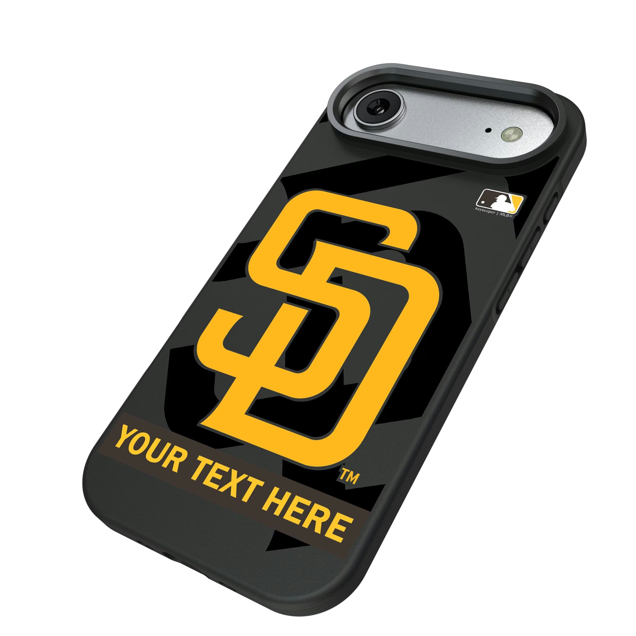 San Diego Padres Personalized Tilt iPhone Bump Phone Case for Apple iPhone - Isometric View#Device_iPhone Air