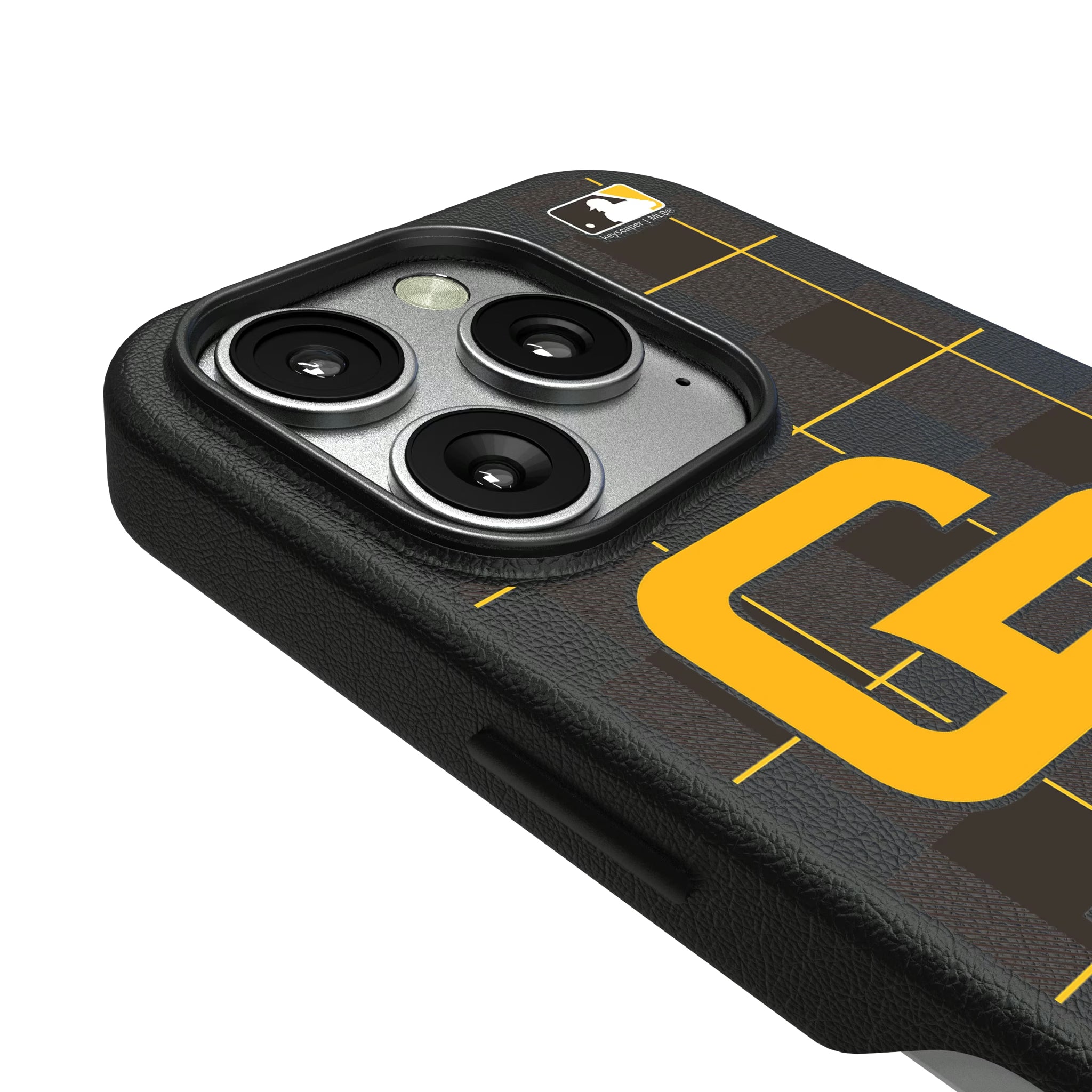 San Diego Padres Plaid iPhone MagSafe Compatible Phone Case for Apple iPhone - Detail