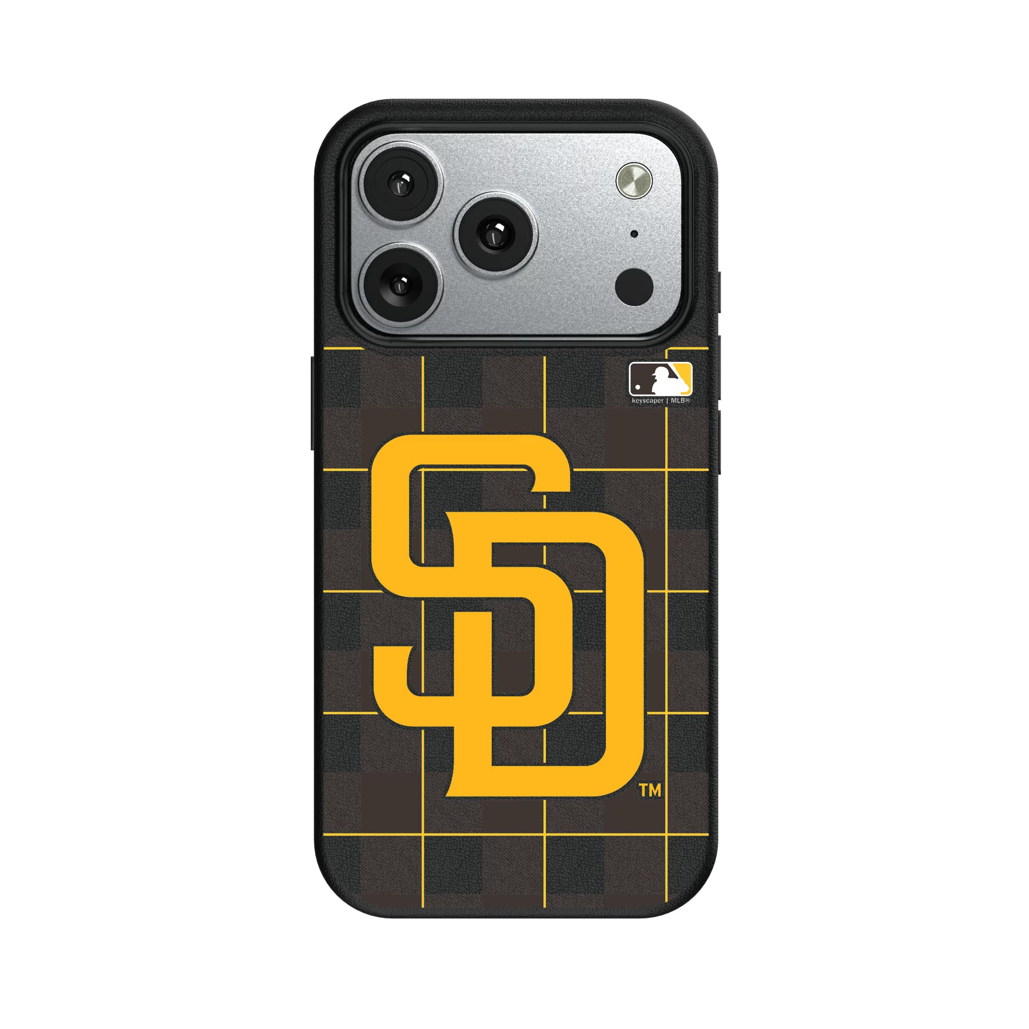 San Diego Padres Plaid iPhone MagSafe Compatible Phone Case for Apple iPhone#Device_iPhone 17 Pro