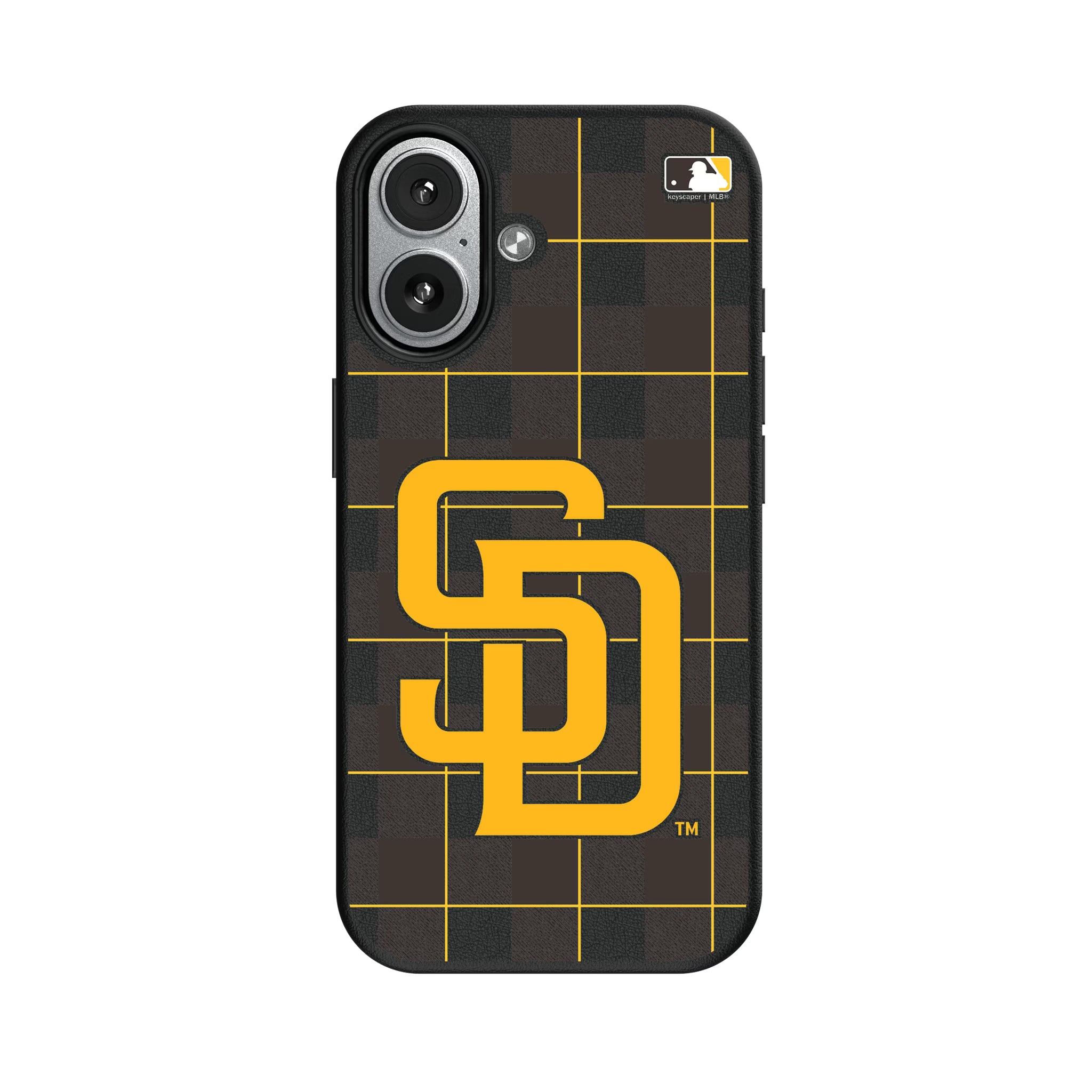 San Diego Padres Plaid iPhone MagSafe Compatible Phone Case for Apple iPhone#Device_iPhone 17