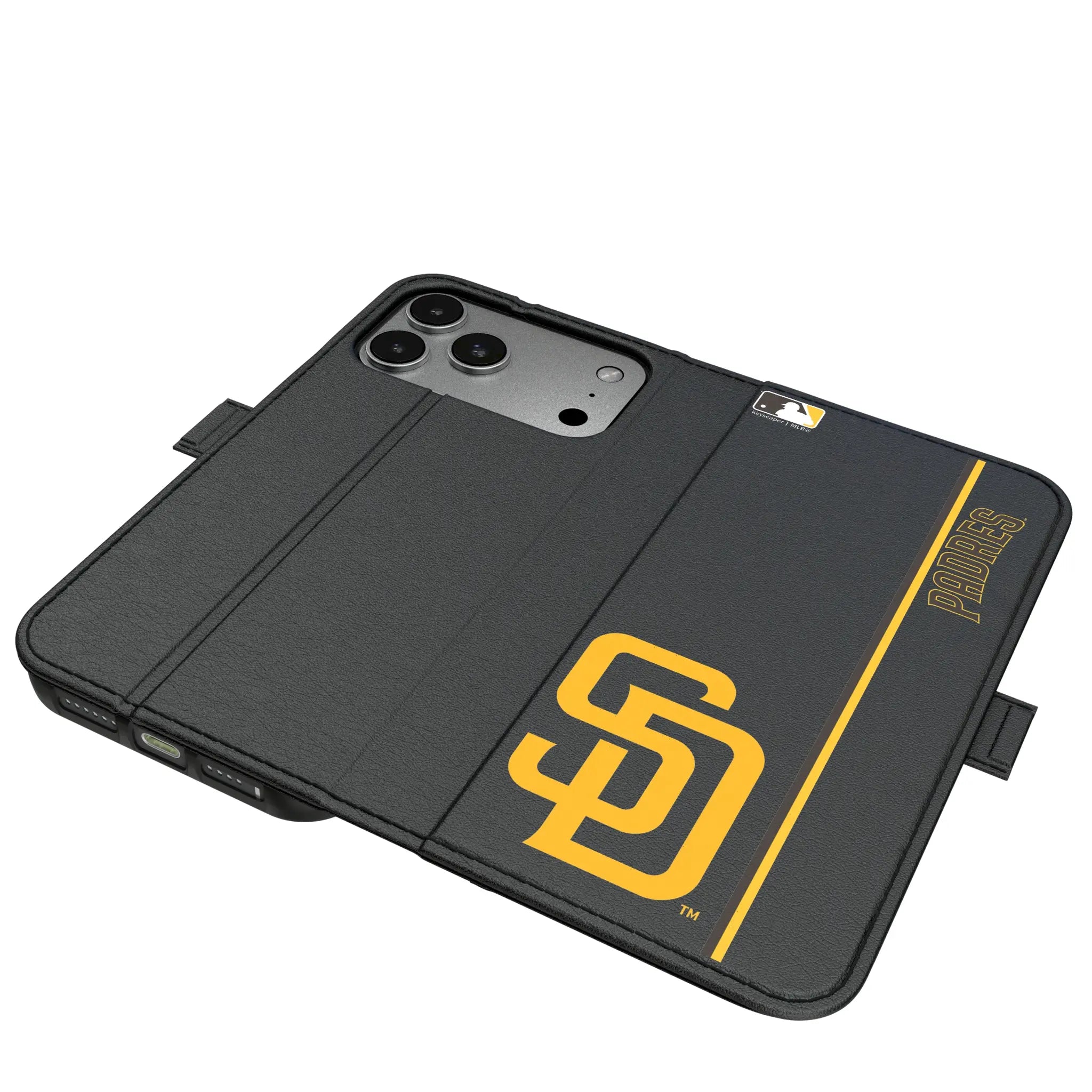 San Diego Padres Sidebar iPhone Folio Phone Case for Apple iPhone#Device_iPhone 17 Pro Max
