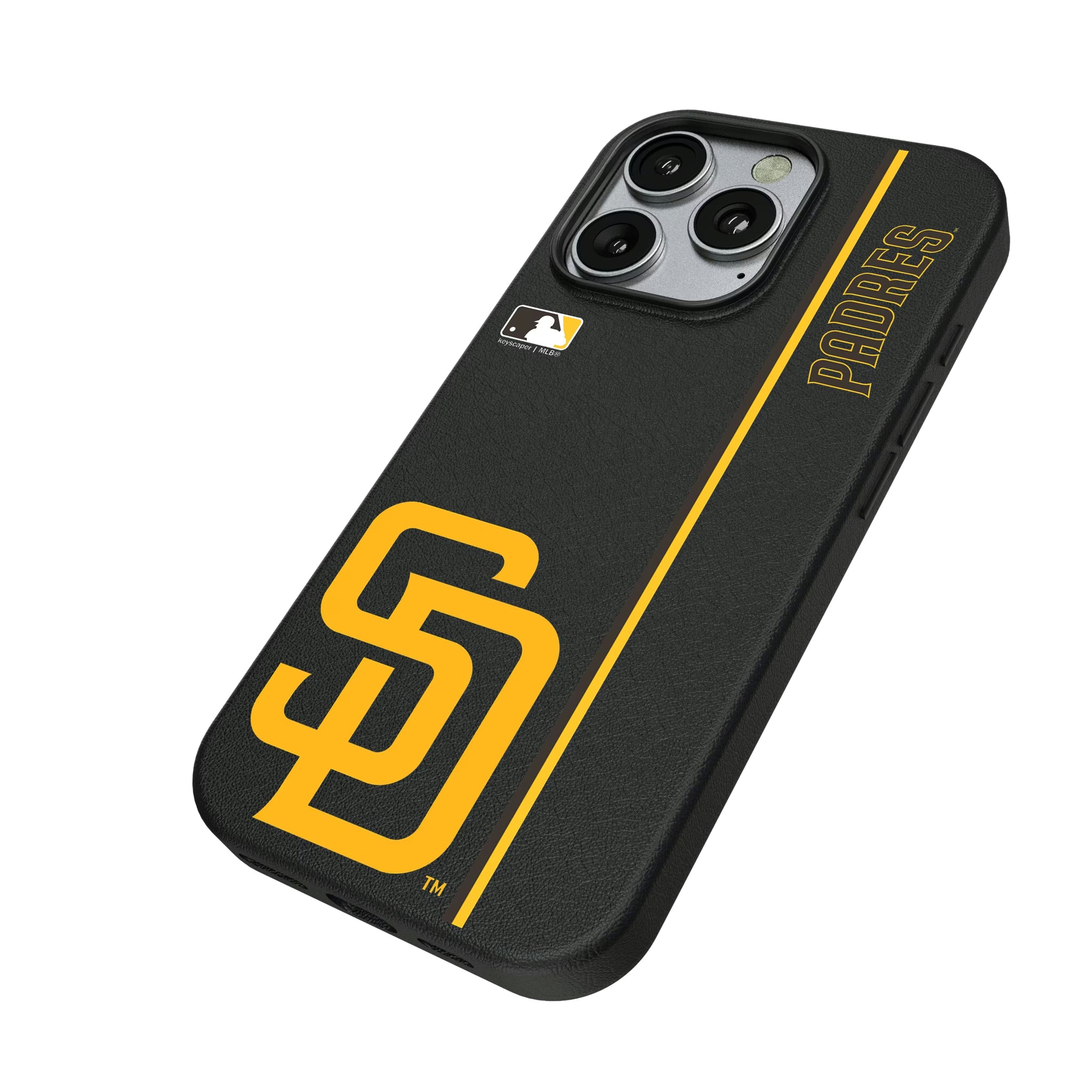 San Diego Padres Sidebar iPhone MagSafe Compatible Phone Case for Apple iPhone - Isometric View