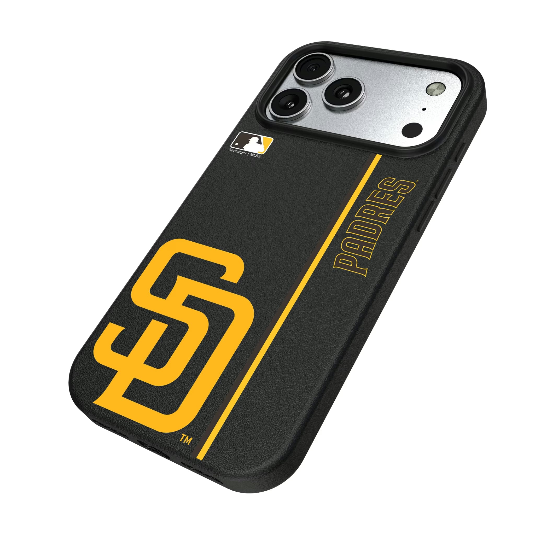 San Diego Padres Sidebar iPhone MagSafe Compatible Phone Case for Apple iPhone - Isometric View#Device_iPhone 17 Pro Max