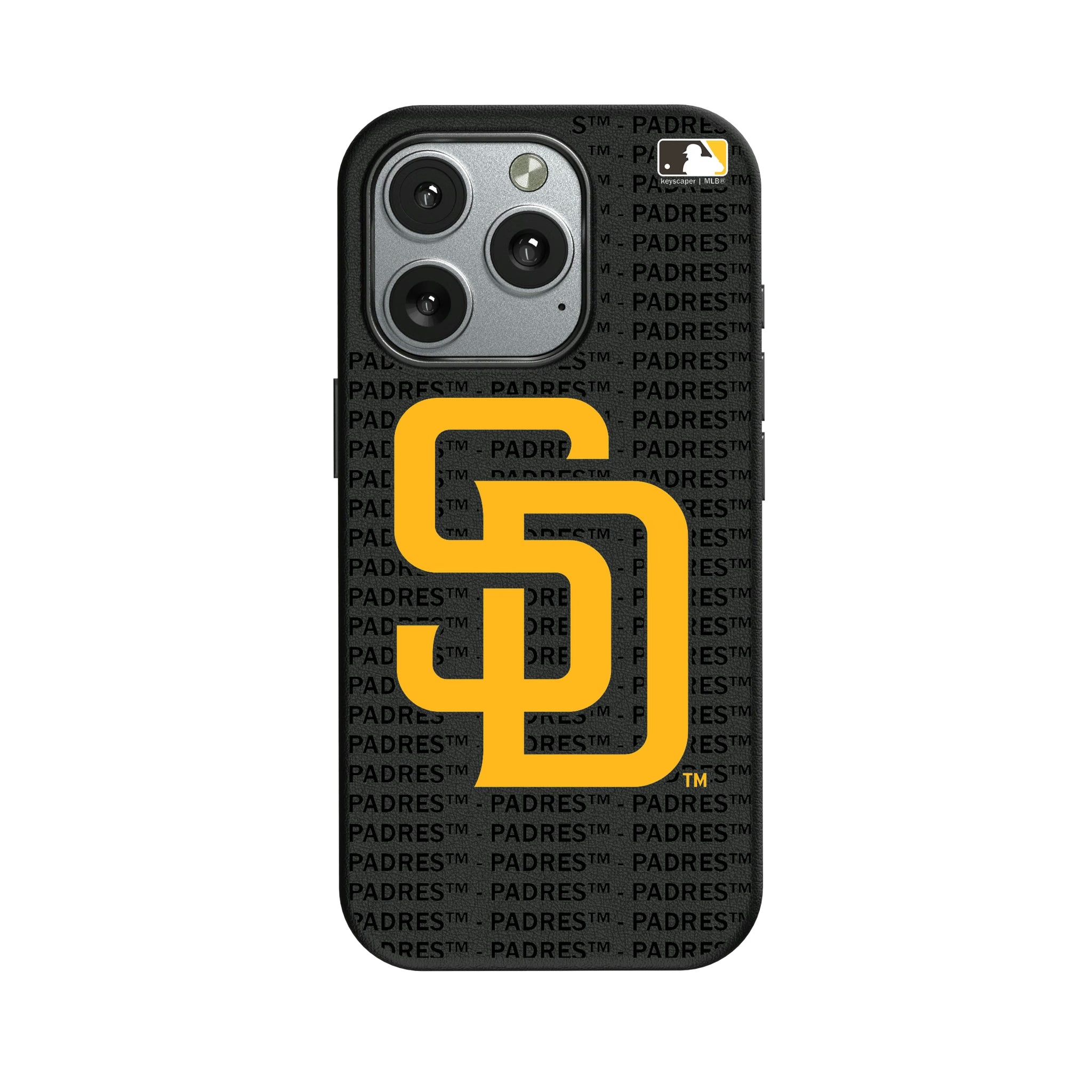 San Diego Padres Text Backdrop iPhone MagSafe Compatible Phone Case for Apple iPhone