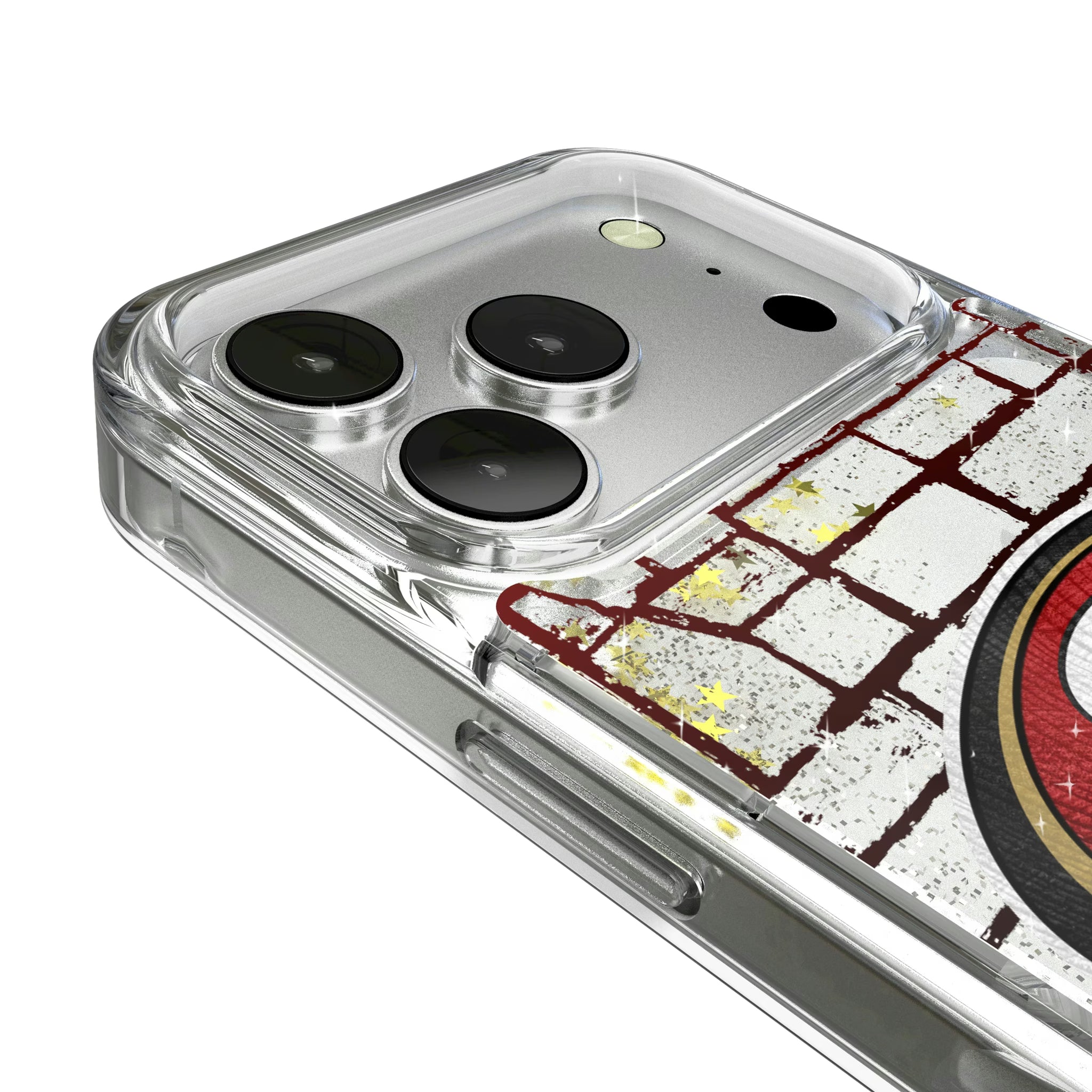 San Francisco 49ers Brick iPhone Glitter Phone Case for Apple iPhone - Detail