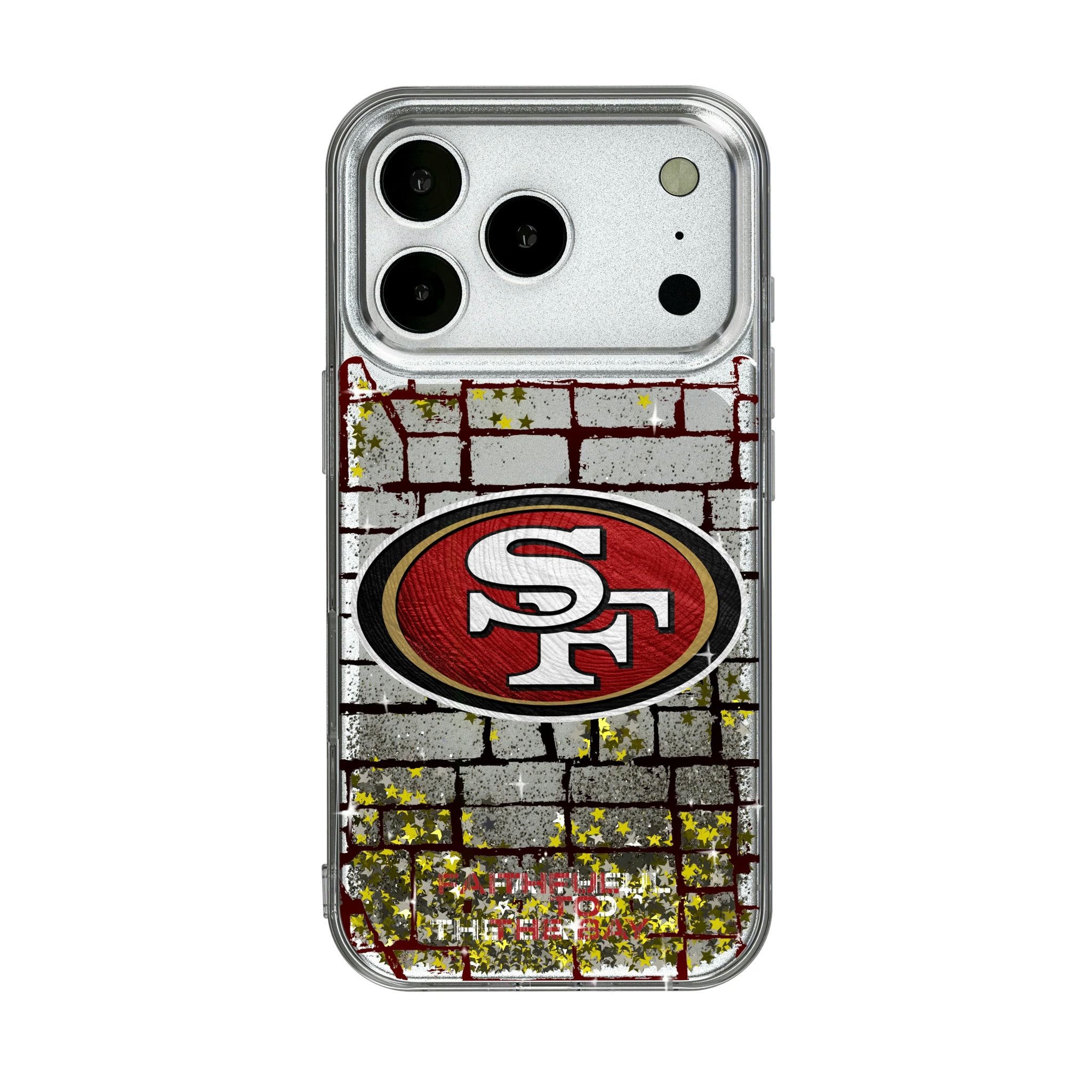 San Francisco 49ers Brick iPhone Glitter Phone Case for Apple iPhone