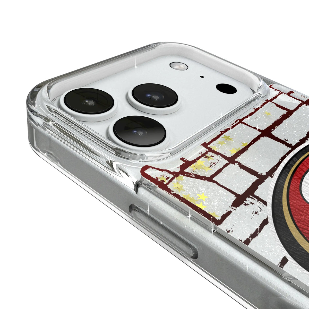San Francisco 49ers Brick iPhone Glitter Phone Case for Apple iPhone - Detail#Device_iPhone 18 Pro