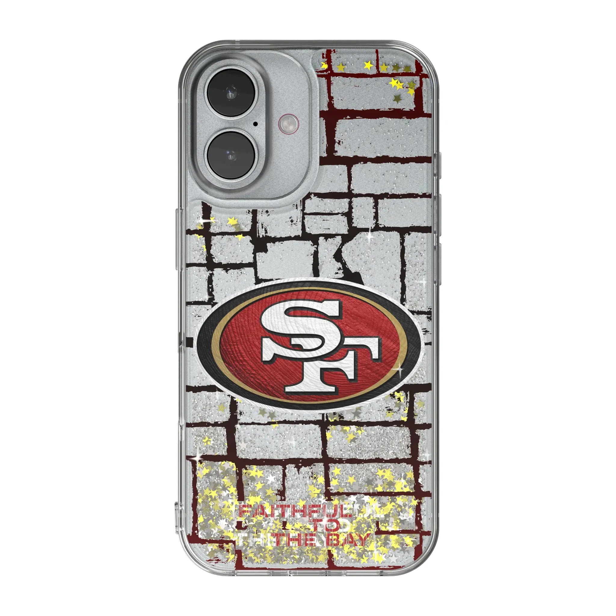 San Francisco 49ers Brick iPhone Glitter Phone Case for Apple iPhone