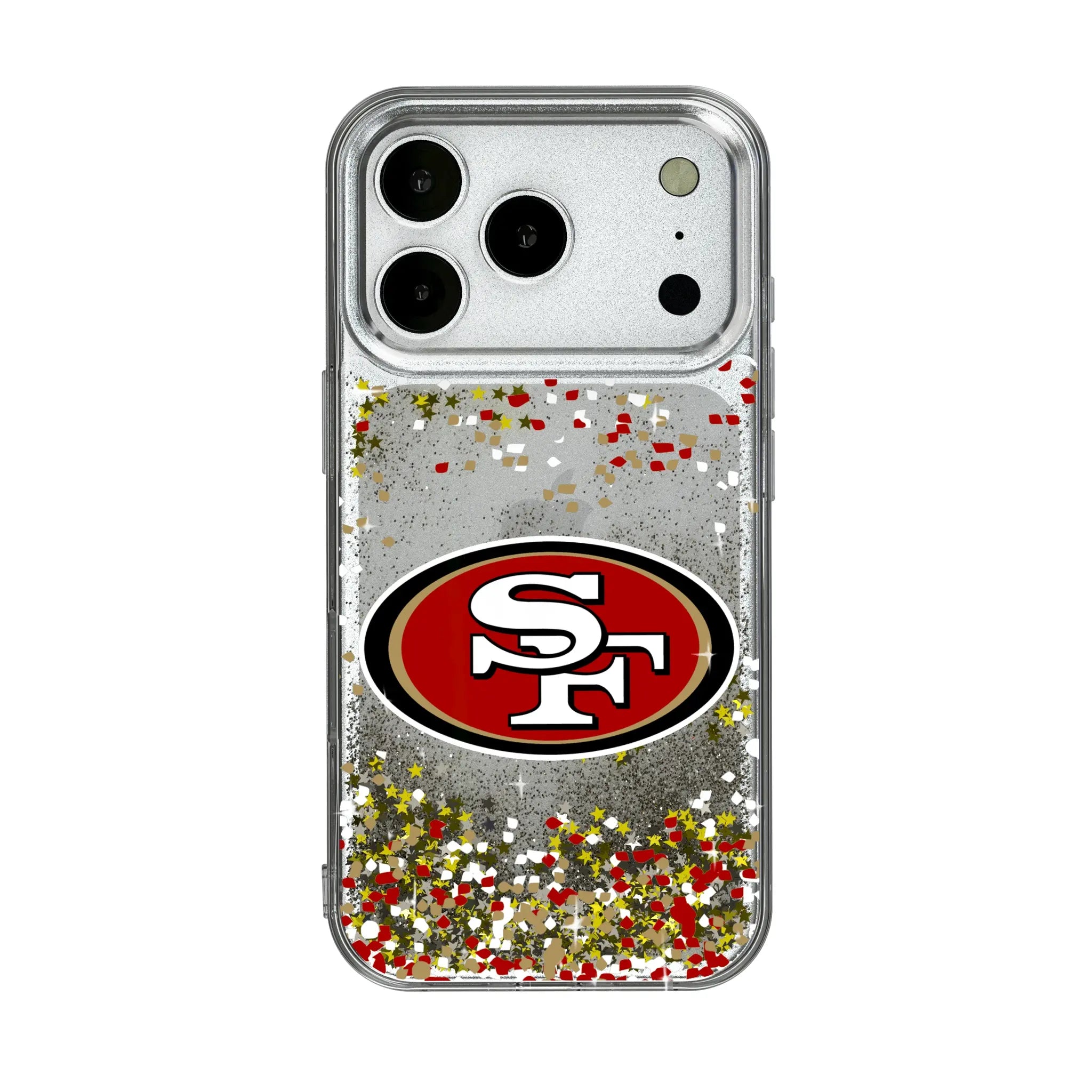 San Francisco 49ers Confetti iPhone Glitter Phone Case for Apple iPhone