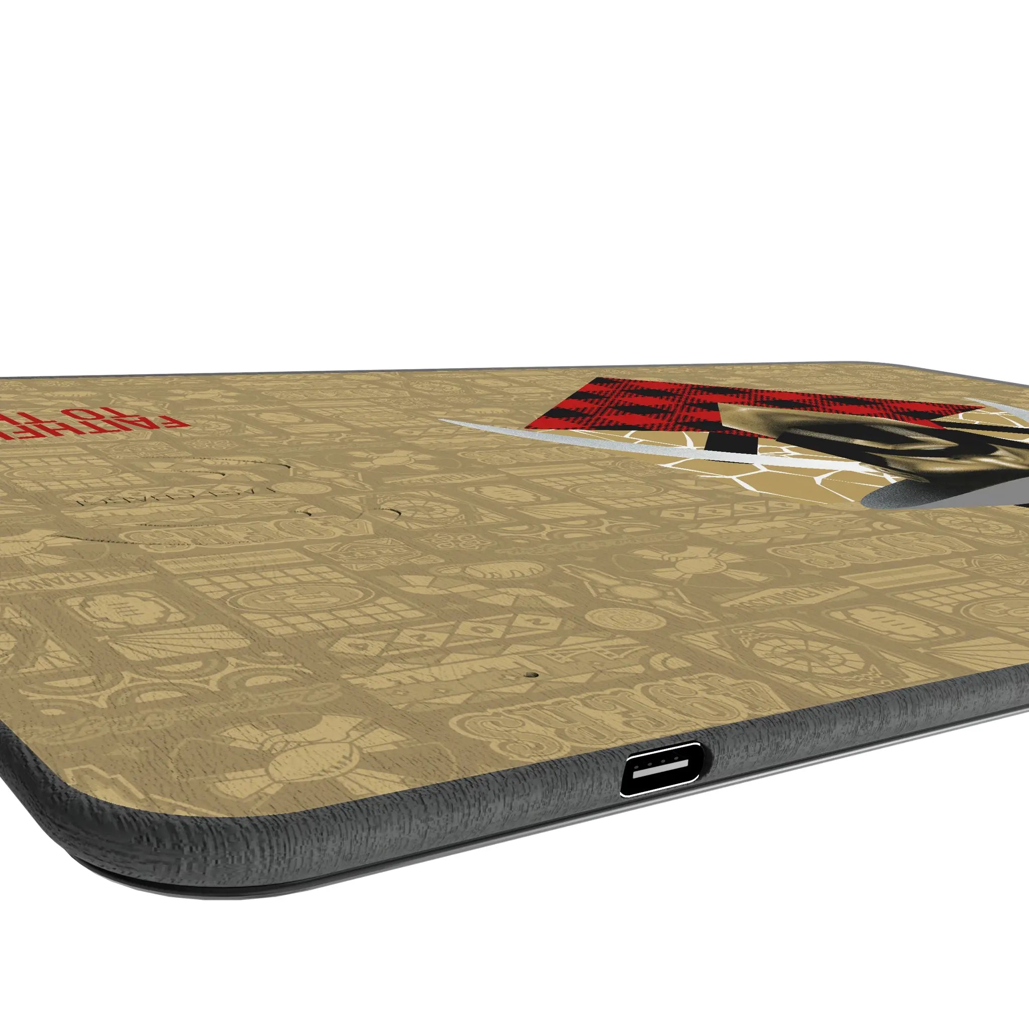 San Francisco 49ers Deco 15-Watt Wireless Charger and Mouse Pad