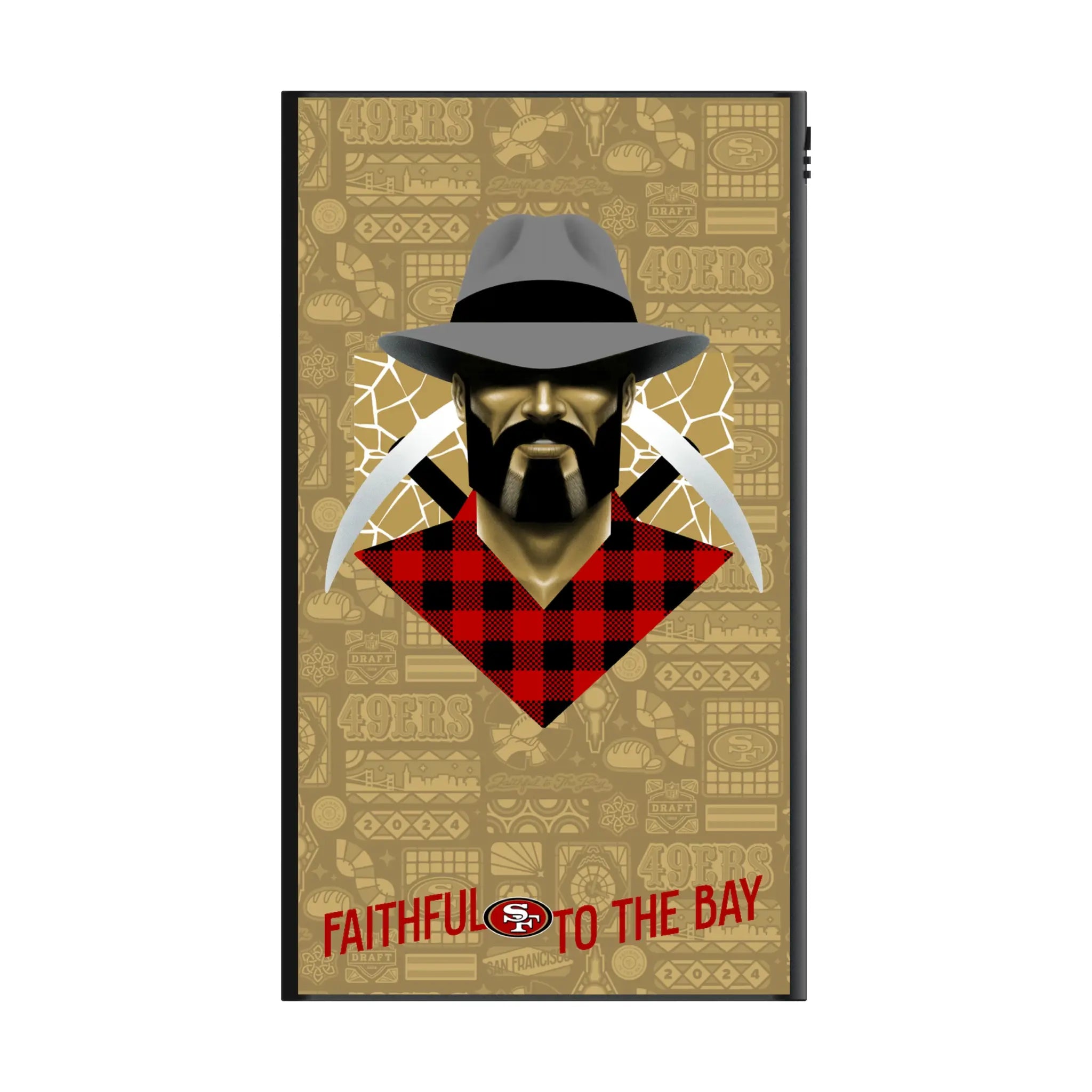 San Francisco 49ers Deco 5000mAh Flat Power Bank